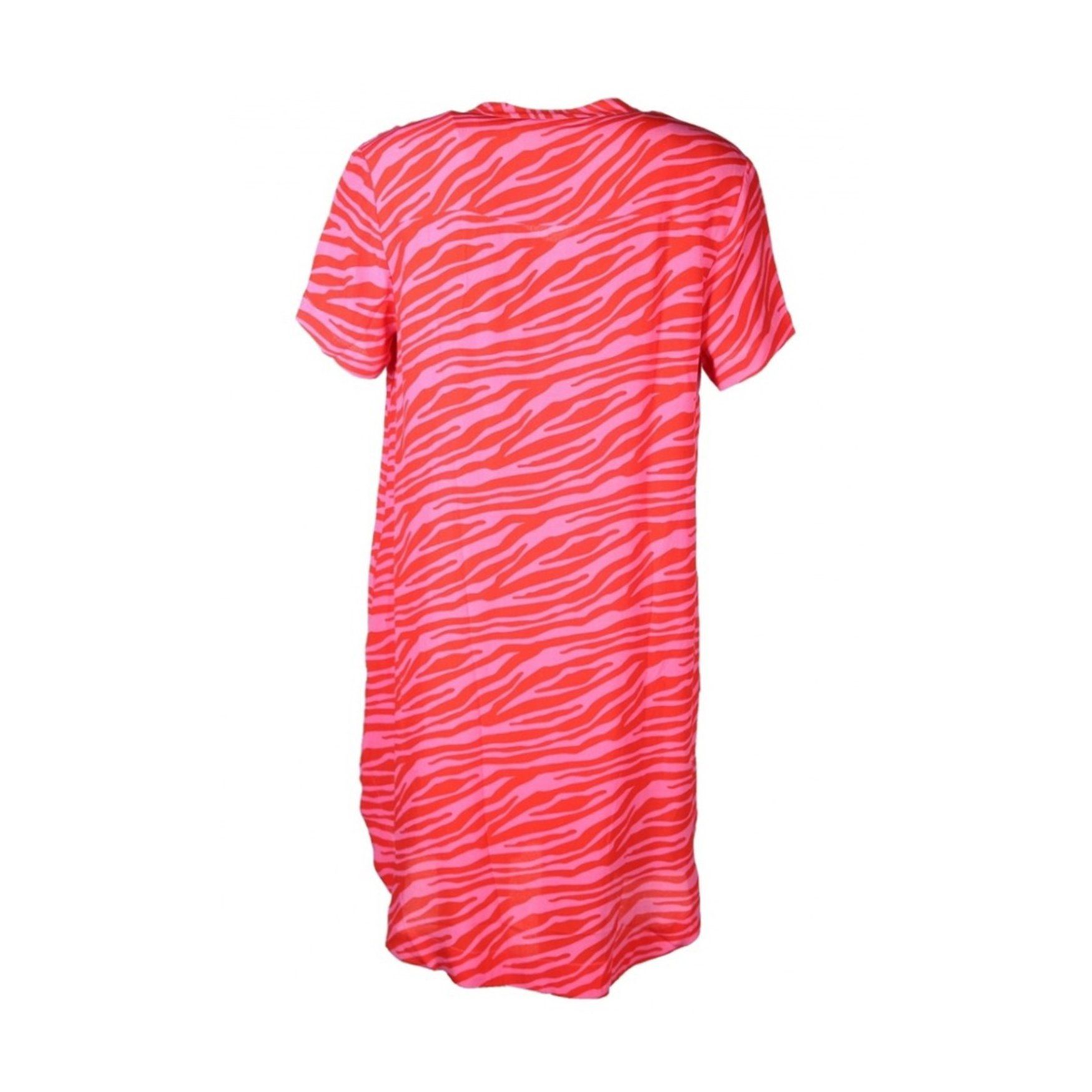 Damen Kleider Emily Van Den Bergh Tunikakleid red/pink Zebra Print