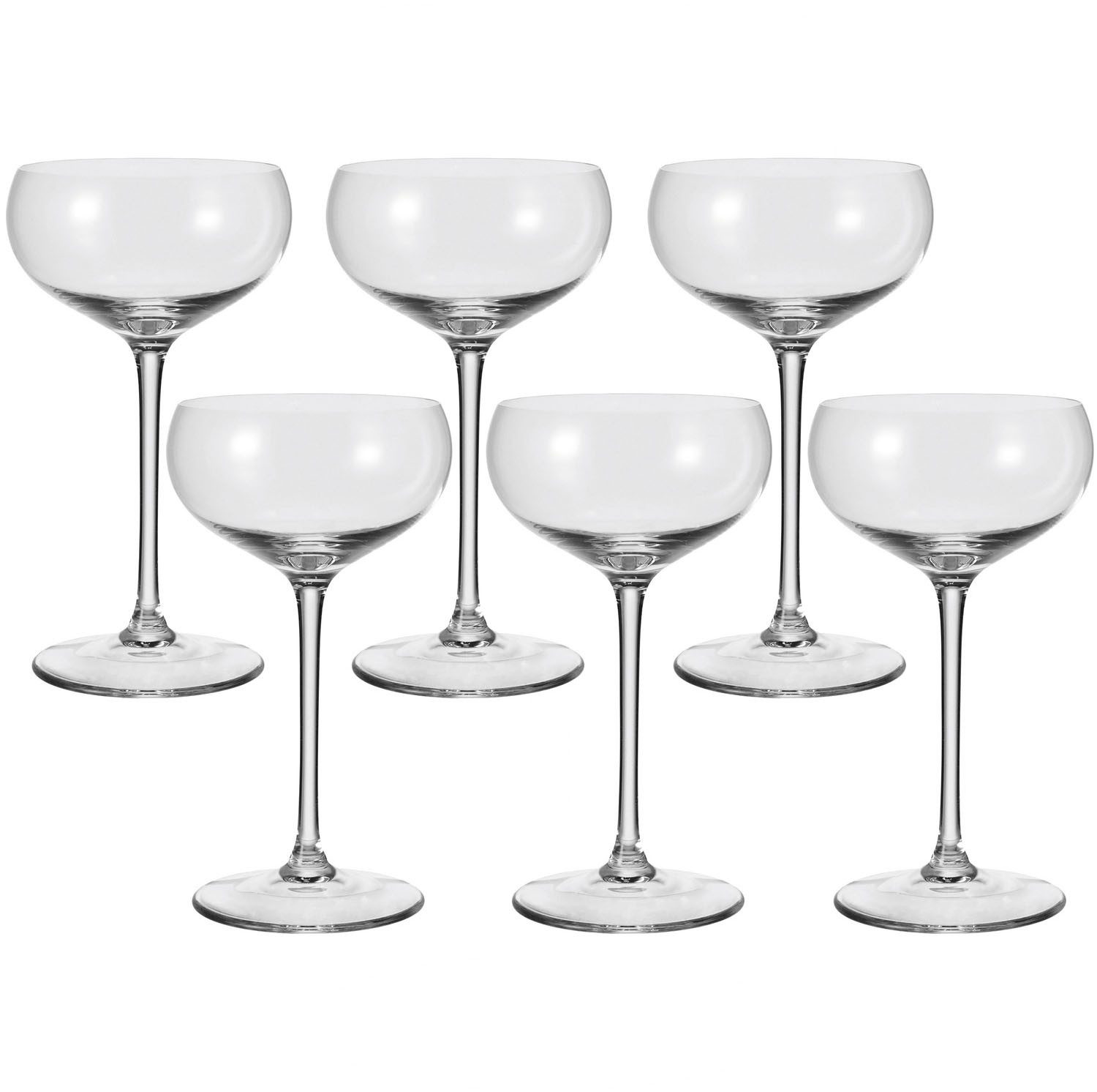 LEONARDO Sektglas CHEERS, Kristallglas, 315 ml, 6-teilig