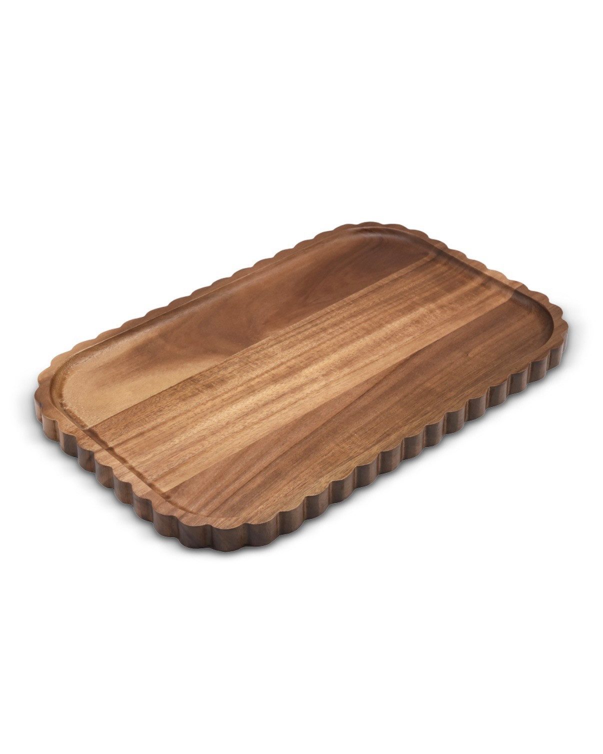 Livenza Servierschale Akazienholz Servierplatte Flori, Akazienholz, (1-tlg)