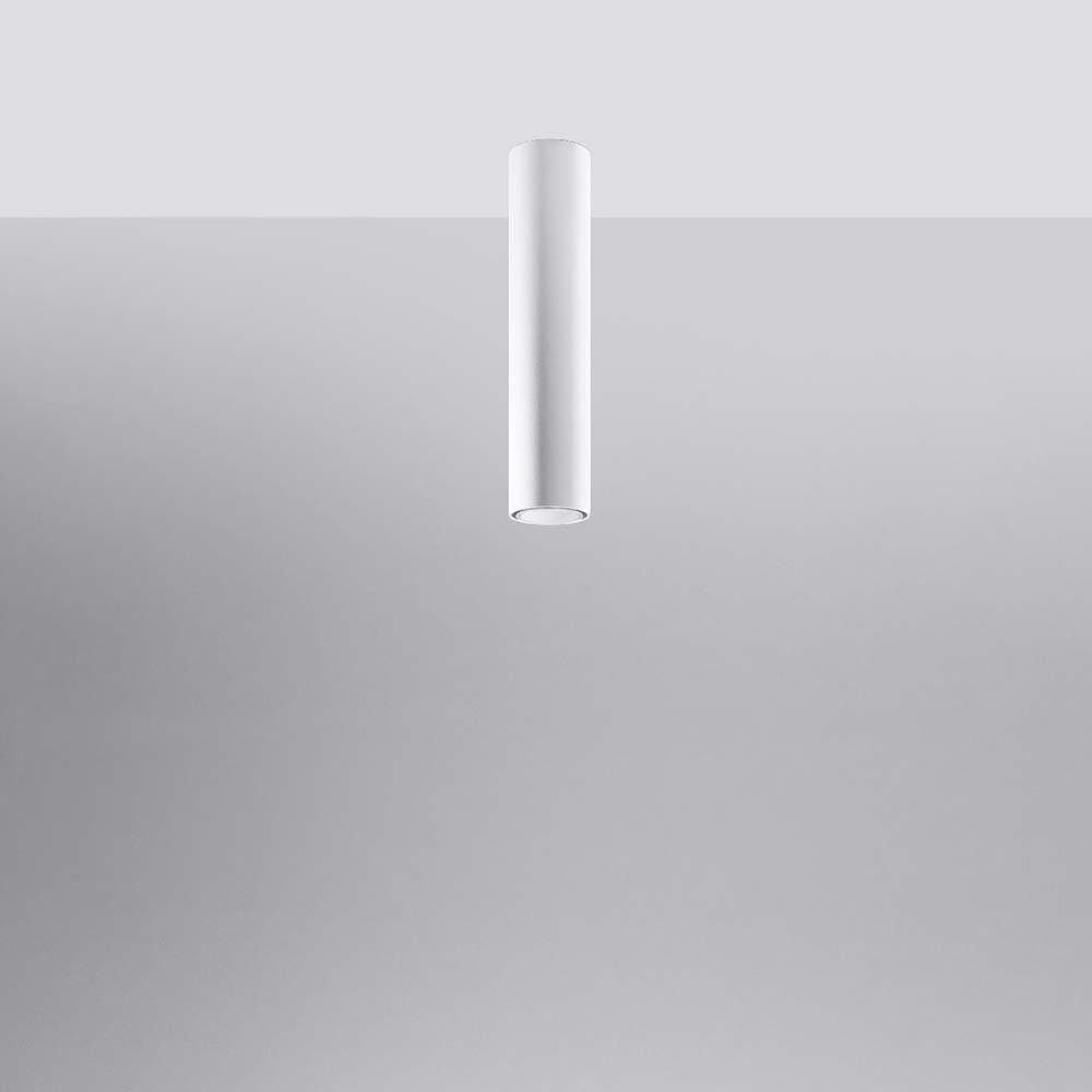 etc-shop Deckenstrahler, Leuchtmittel nicht Flammig Deckenleuchte H Weiß Deckenspot 40 inklusive, 1 Stahl Wohnzimmerleuchte
