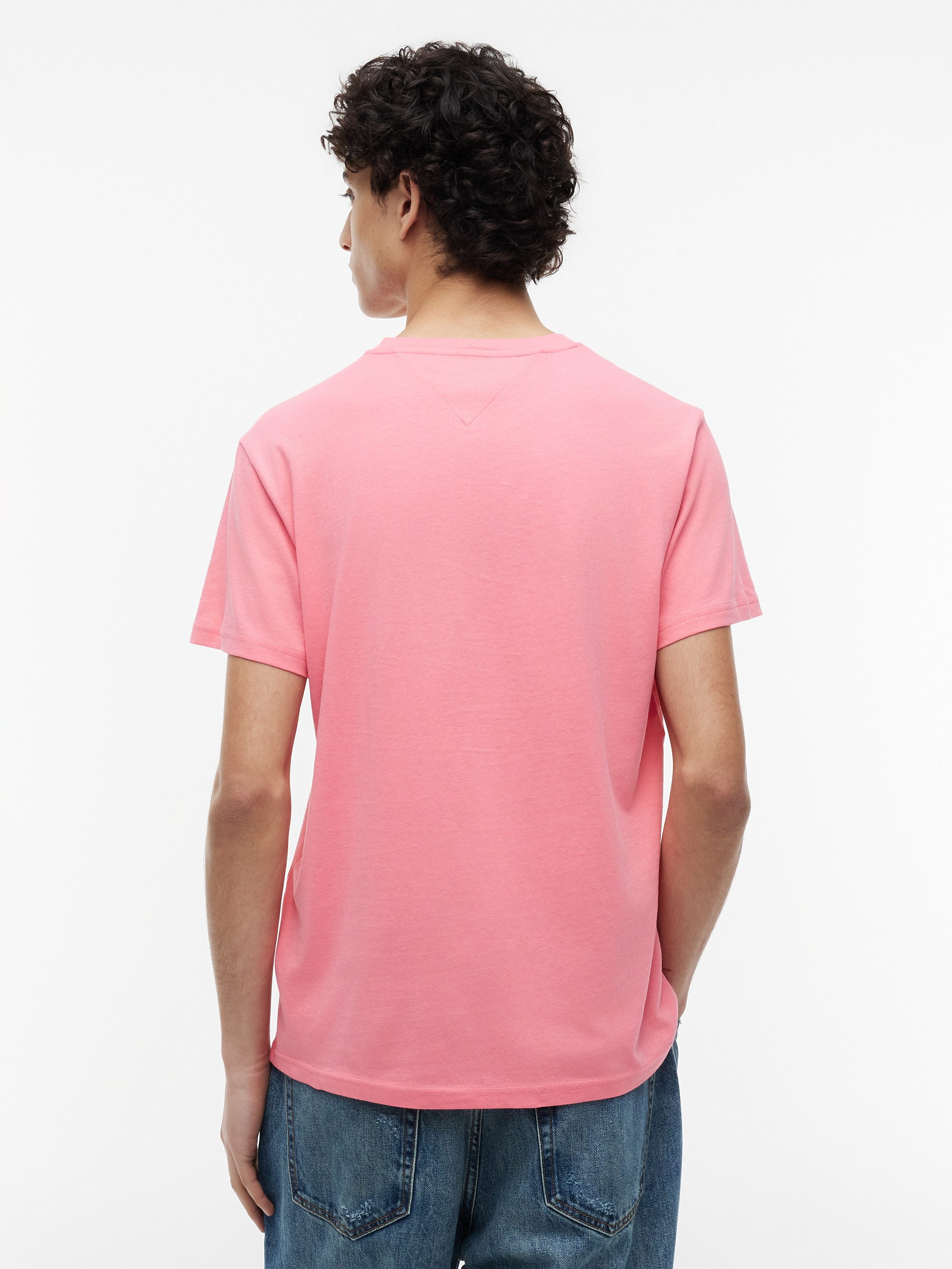 Tommy Jeans T-Shirt TJM SLIM LINEAR CHEST TEE EXT Mit Rundhalsausschnitt – Bild 2 von 5