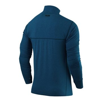 TCA Langarmshirt TCA Herren Fusion Pro Quickdry Langarm Laufshirt Grün XL (1-tlg)