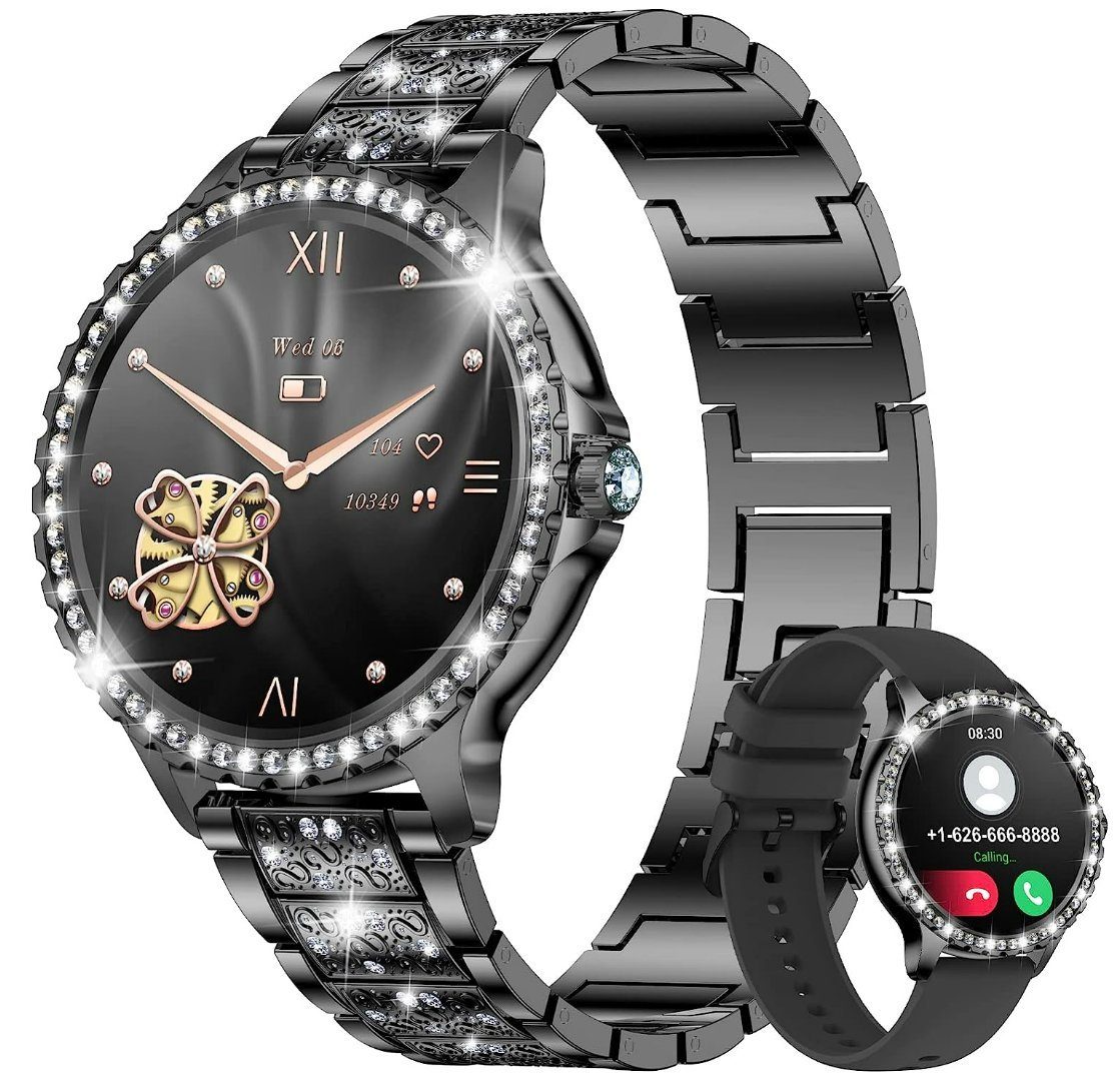 Lige Smartwatch, Damen Fitnessuhr Smart Watch Schrittzähler Uhr Fitness  Tracker