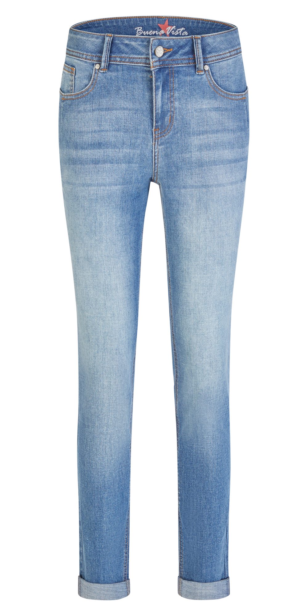 Buena Vista Stretch-Jeans BUENA VISTA MALIBU-ZIP HIGH mid stone 888 B5914 3 günstig online kaufen