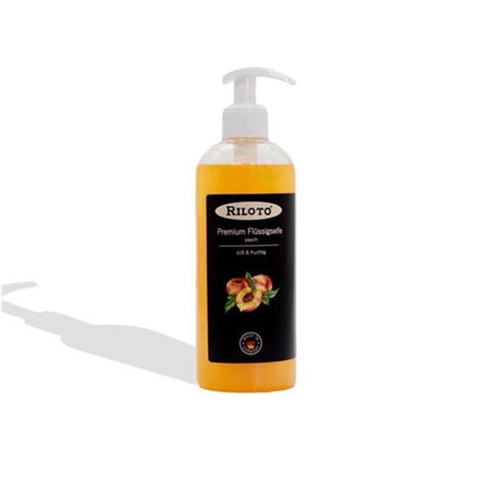 Flüssigseife Riloto Premium Flüssigseife Pfirsich 500ml Cremeseife Handseife