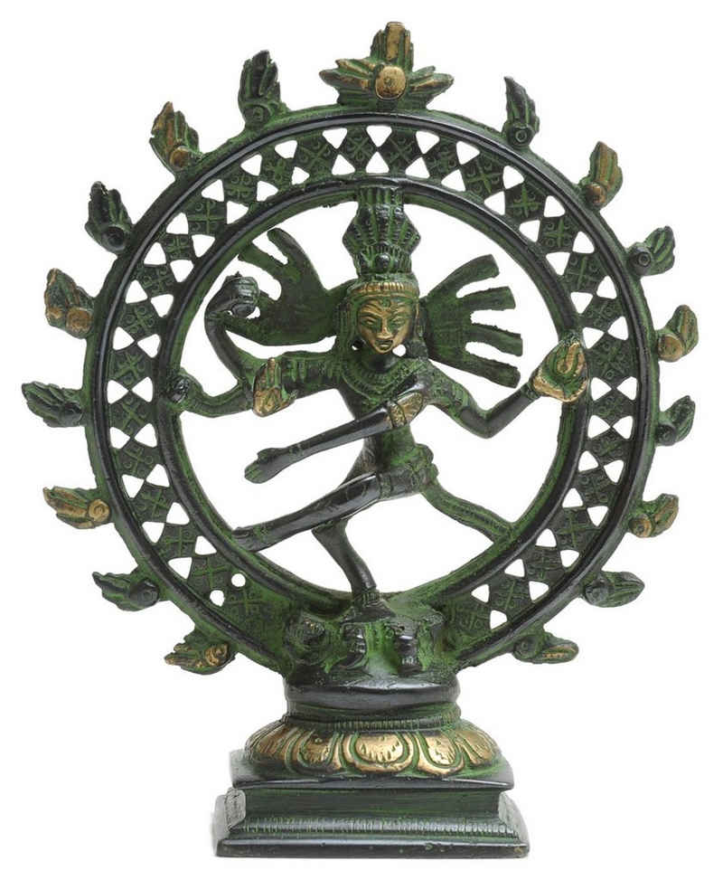 Berk Dekofigur Shiva Nataraj-Statue aus Messing, 15cm (Standard, 1 St)