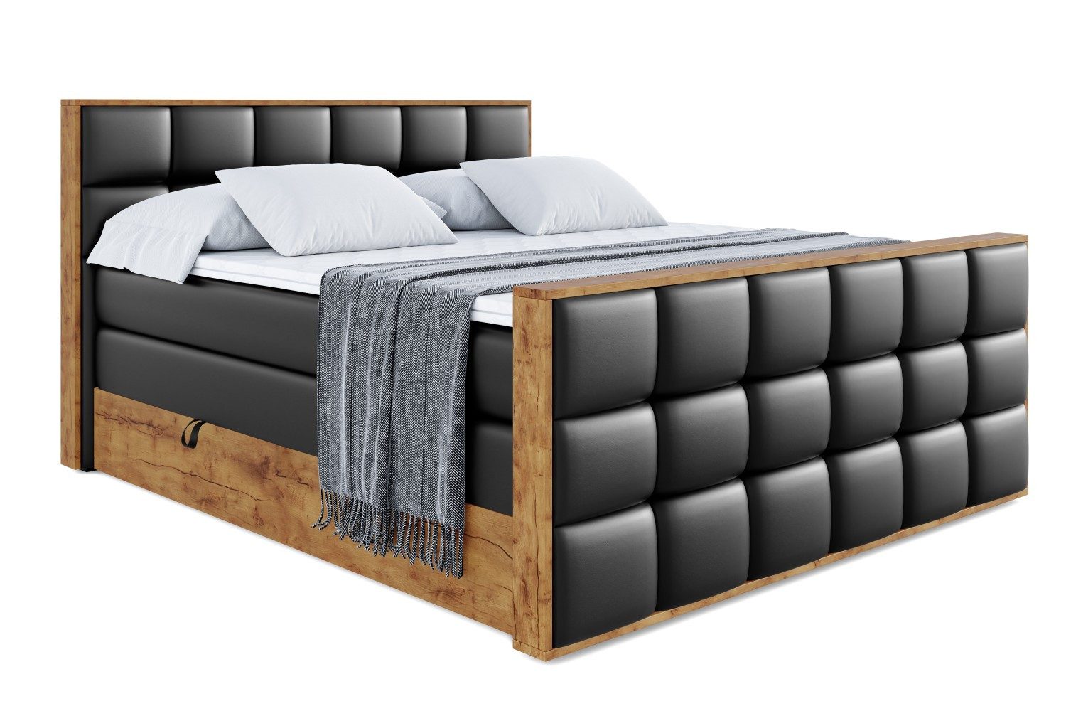 ALTDECOR Boxspringbett LOLLI2-Z KING (Multipocket-Matratze H4, günstig online kaufen