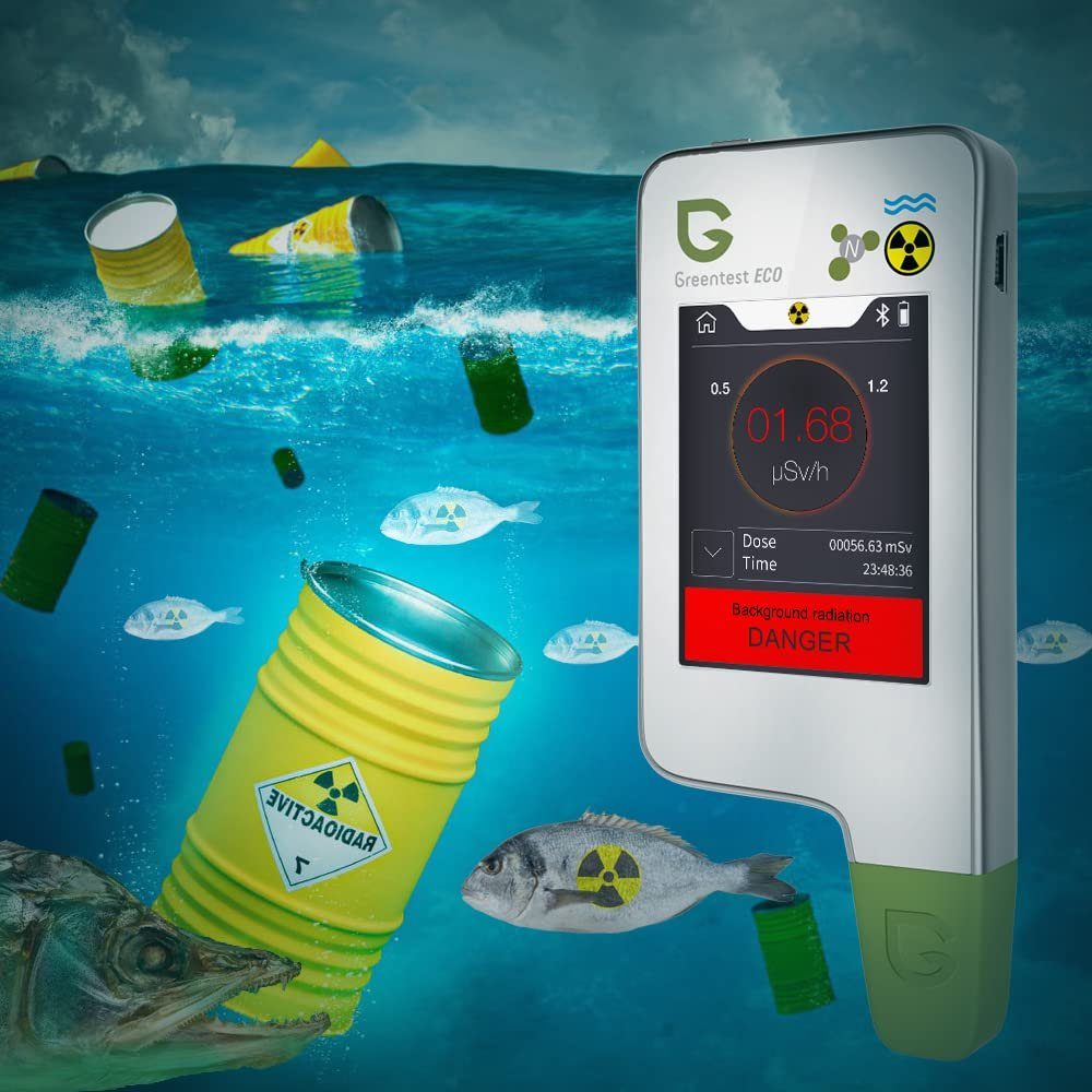 6, GREENTEST Prüfer Strahlungsdetektor Nitrat Geigerzähler Eco Strahlungmessgerät Sensor Greentest
