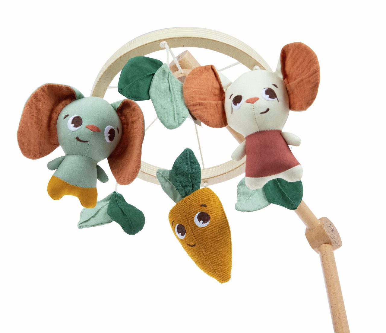 Tiny Love Mobile Tiny Love Holz-Mobile, Natürliches Design, ab 0 Monaten, 3 weiche Mobi, Nachhaltig und natürlich: Dieses umweltfreundliche Mobile ist eng mit…