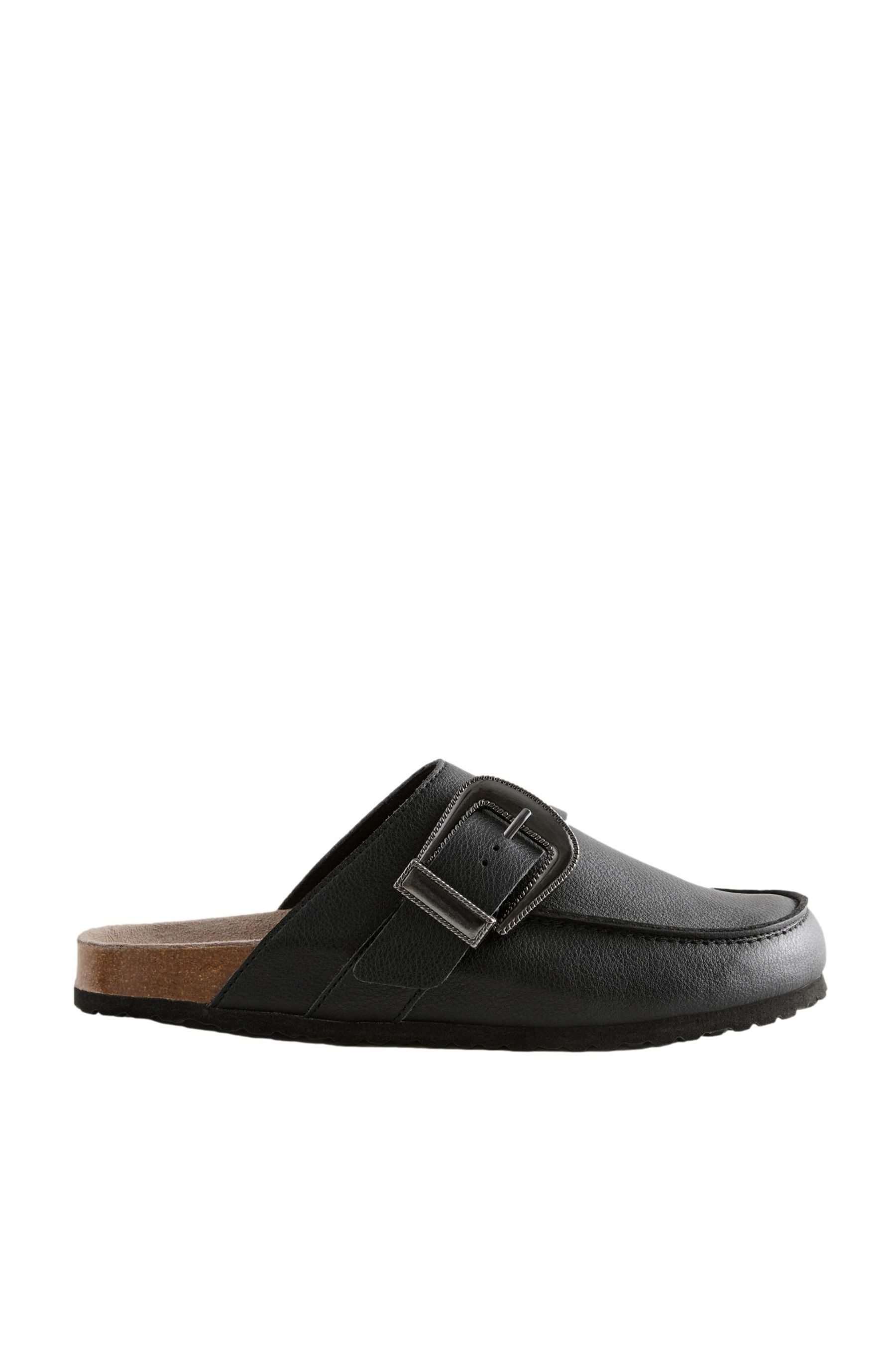 Forever Comfort® Clog mit Fußbett aus Leder Clog