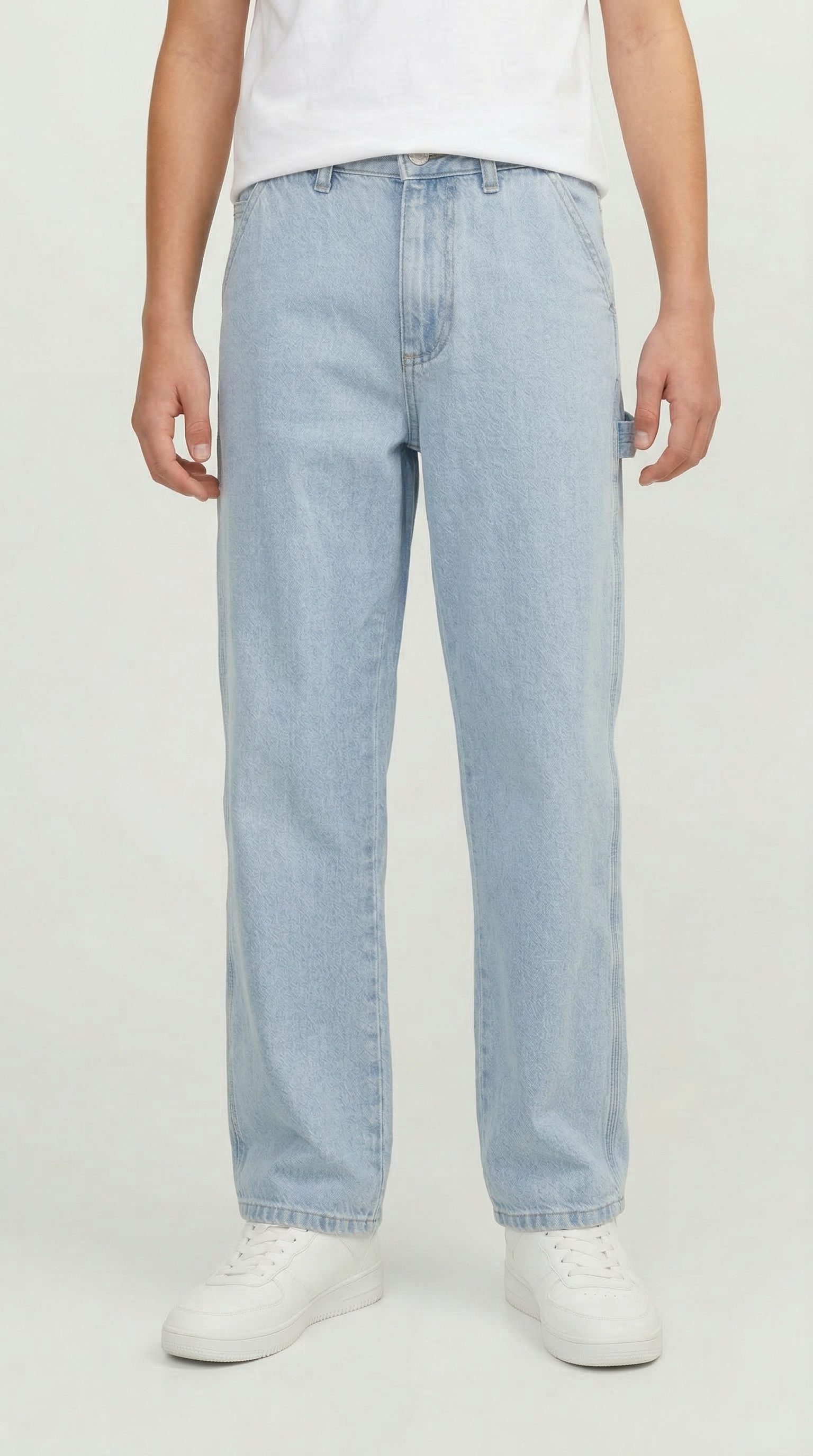 Jack & Jones Junior Relax-fit-Jeans JJIALEX JJCARPENTER NS 850 LN JNR