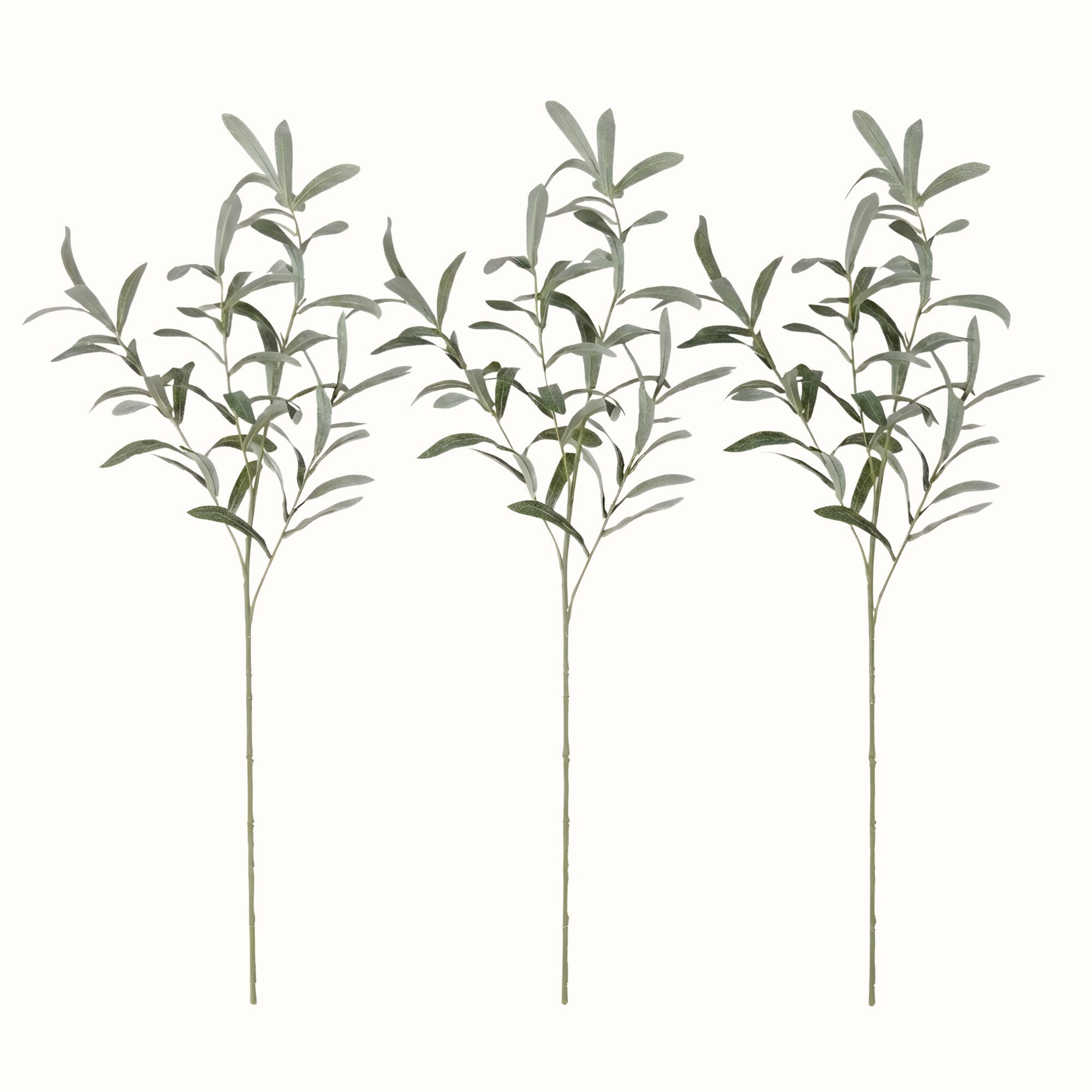 Kunstpflanze Layba Künstliche Olivenzweige 3er Set, Layba, Höhe 700 cm