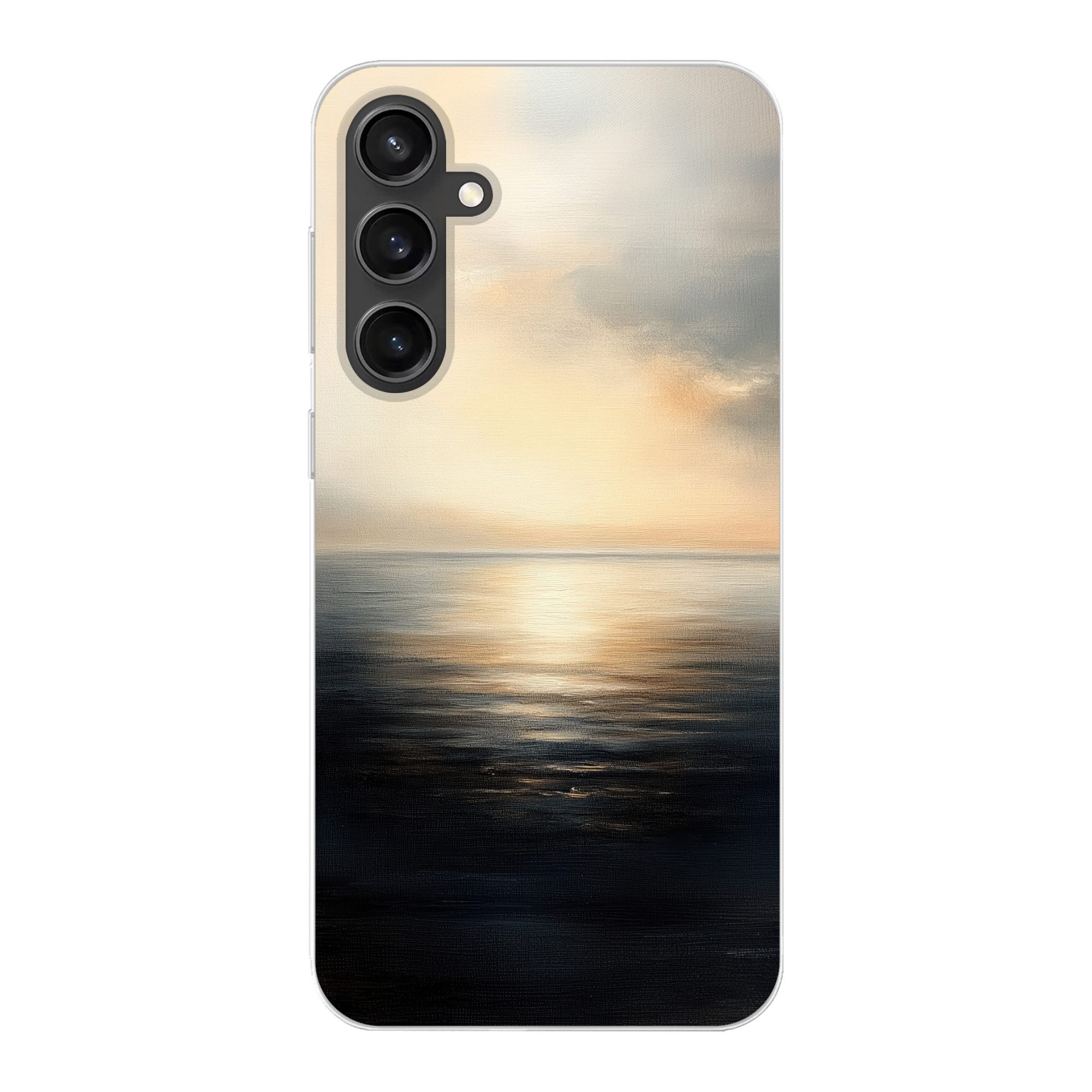 MuchoWow Handyhülle für Samsung Galaxy S23 FE Sonne - Horizont - Meer