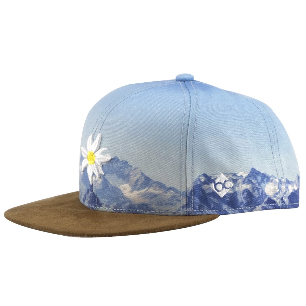 Bavarian Caps Snapback Cap Bavarian Caps Edelweiß Bergliebe Snapback Cap One Size hellblau (Snapback)