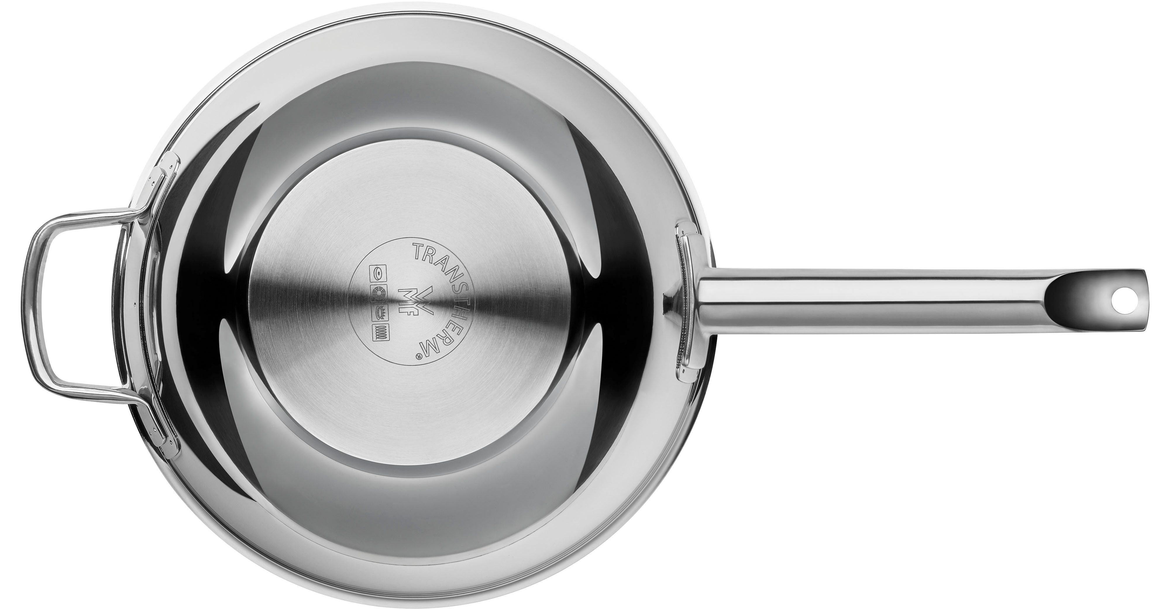 WMF Wok Durado Wokpfanne Induktion Ø 28 cm, keramische Antihaftbeschichtung, Cromargan® Edelstahl Rostfrei 18/10, backofengeeignet, braten ohne Ankleben, für al – Bild 4 von 5