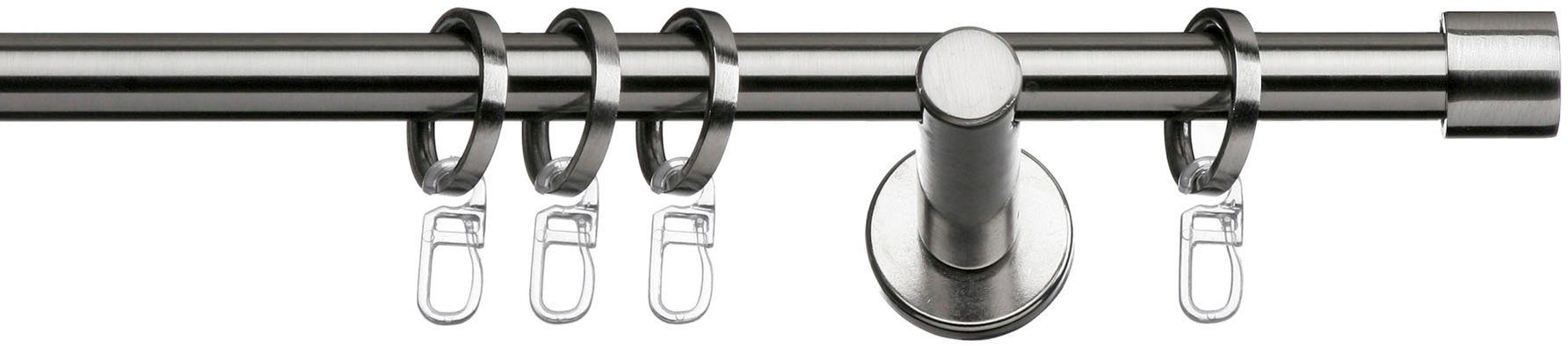 indeko Gardinenstange Andrax, Ø 12 mm, 1-läufig, Fixmaß, verschraubt, Stahl günstig online kaufen