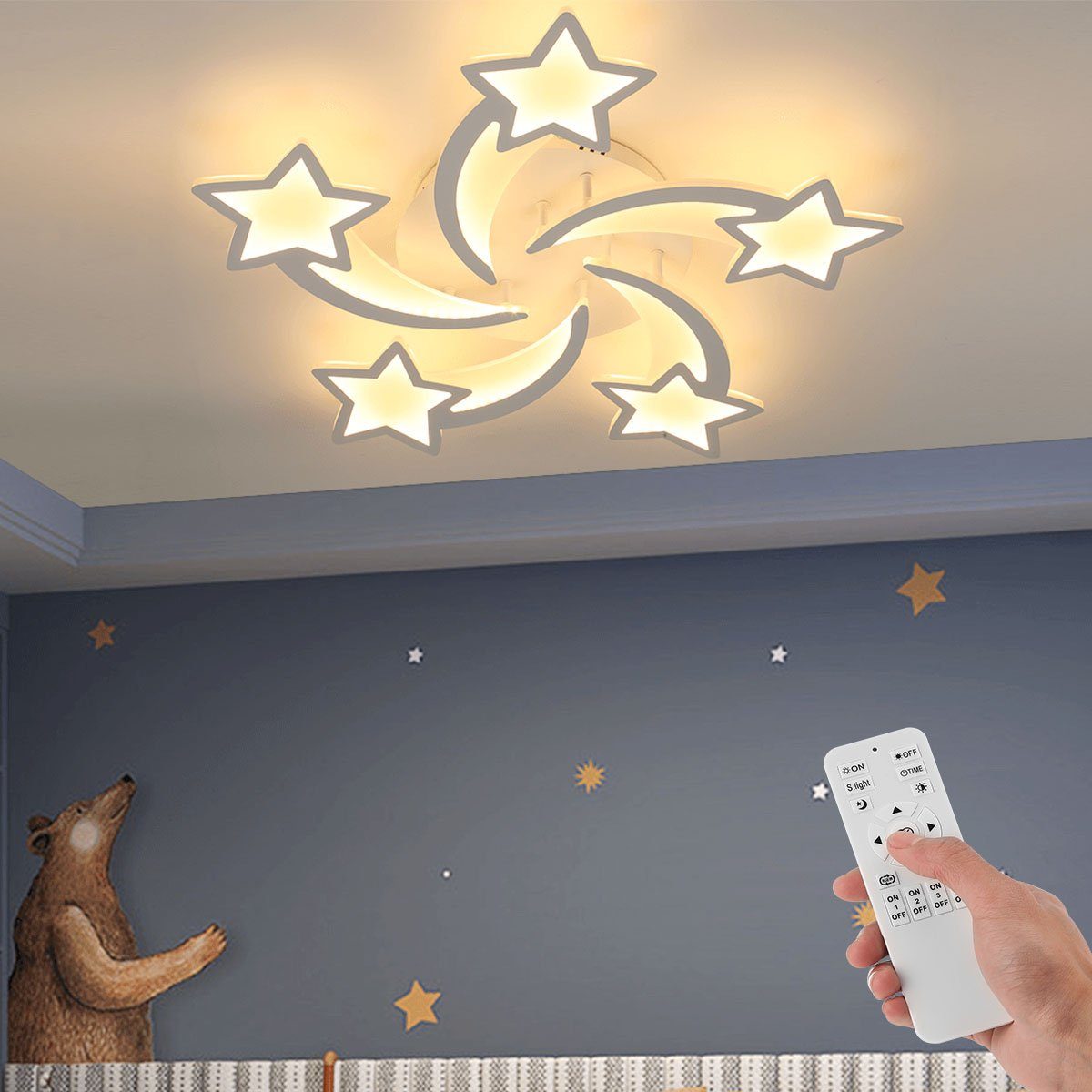 LETGOSPT Deckenleuchte 30W/50W LED Deckenlampe Modern günstig online kaufen