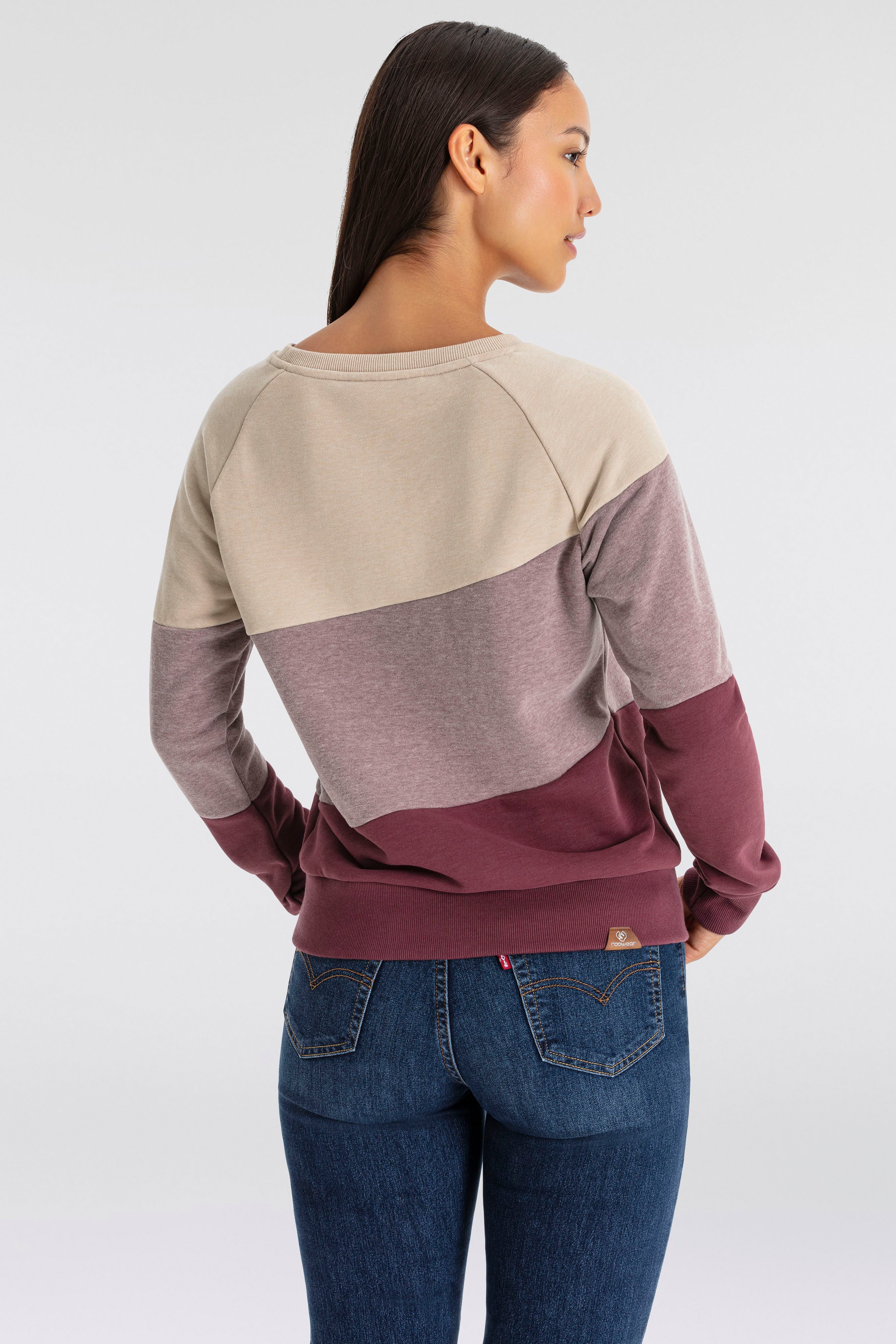 Ragwear Sweater JOHANKA BLOCK Crew Neck günstig online kaufen