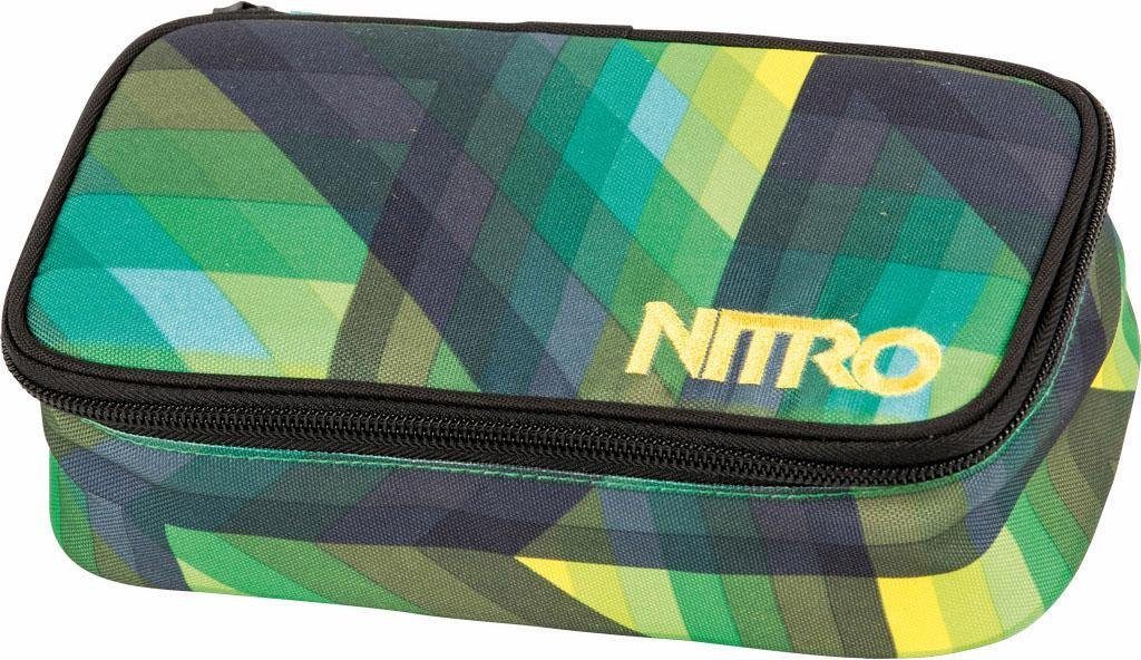 NITRO Federtasche Pencil Case XL, Geo Green