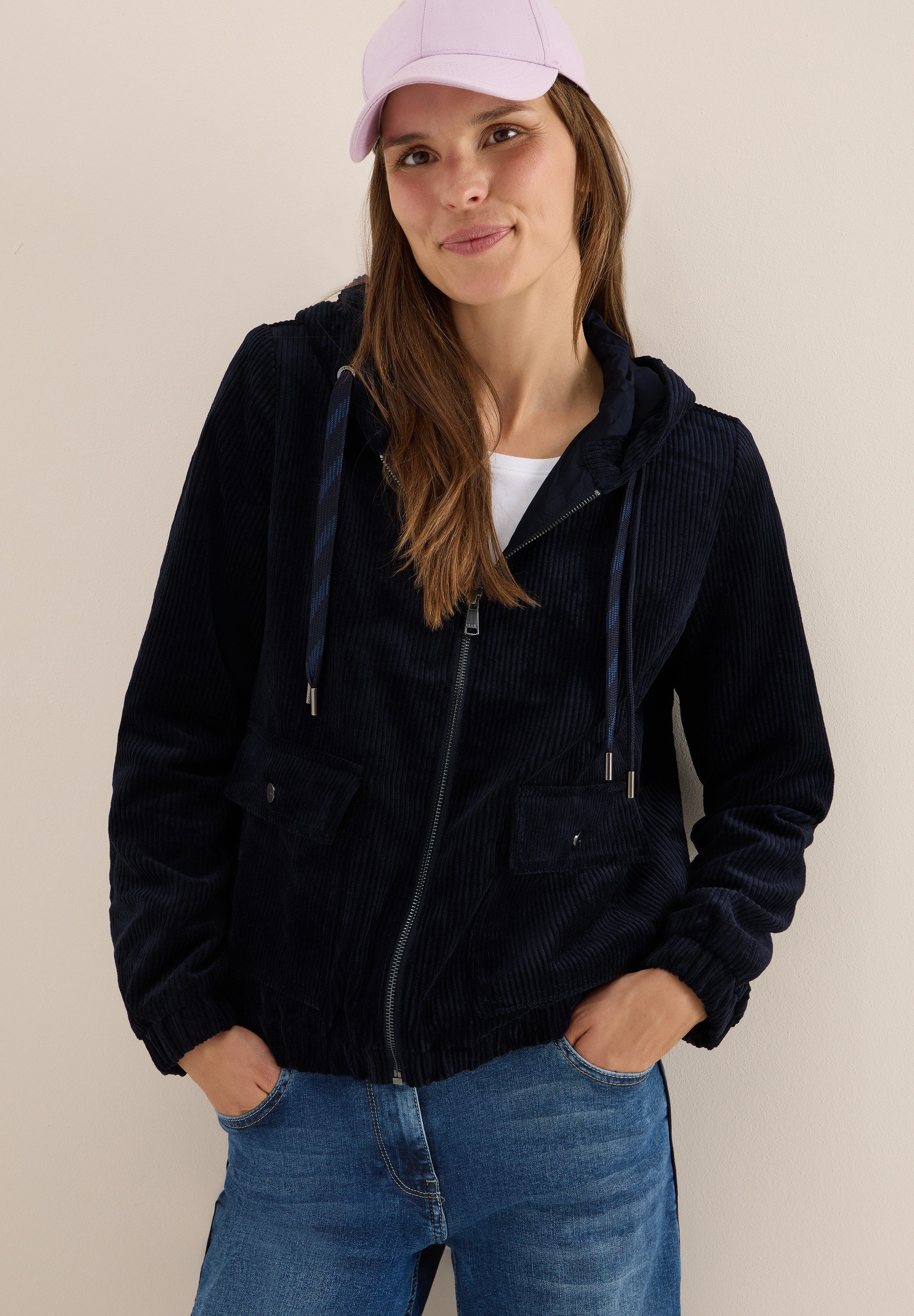 CECIL Cordjacke mit Kapuze günstig online kaufen
