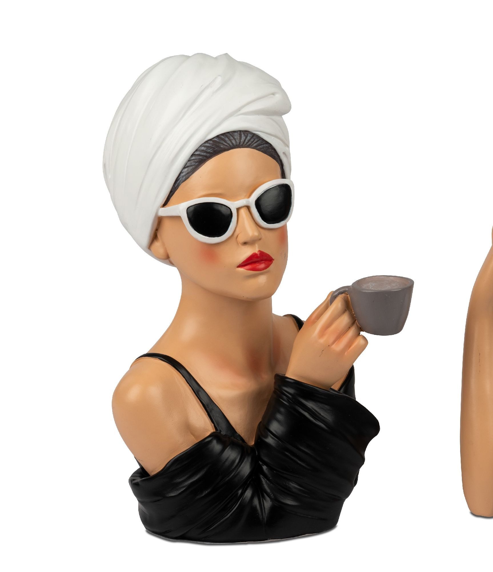 formano Skulptur Büste, Farbe: Mehrfarbig, Motiv: Dame