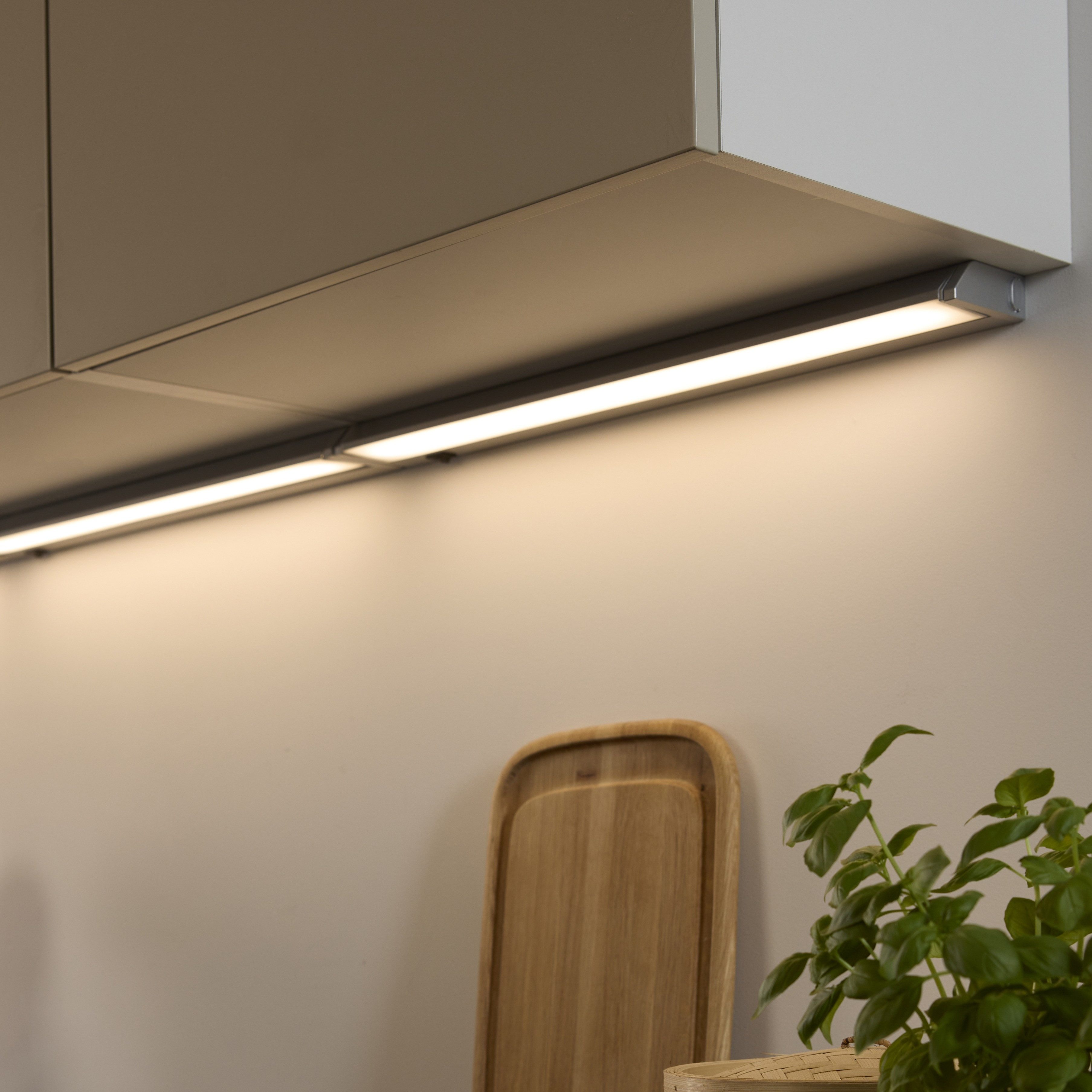 Loevschall LED Unterbauleuchte LED Striplight, Unterbauleuchte Küche, Ein-/Ausschalter, LED fest integriert, Neutralweiß, Lichtleiste LED, Unterschrank Beleuchtung Küche