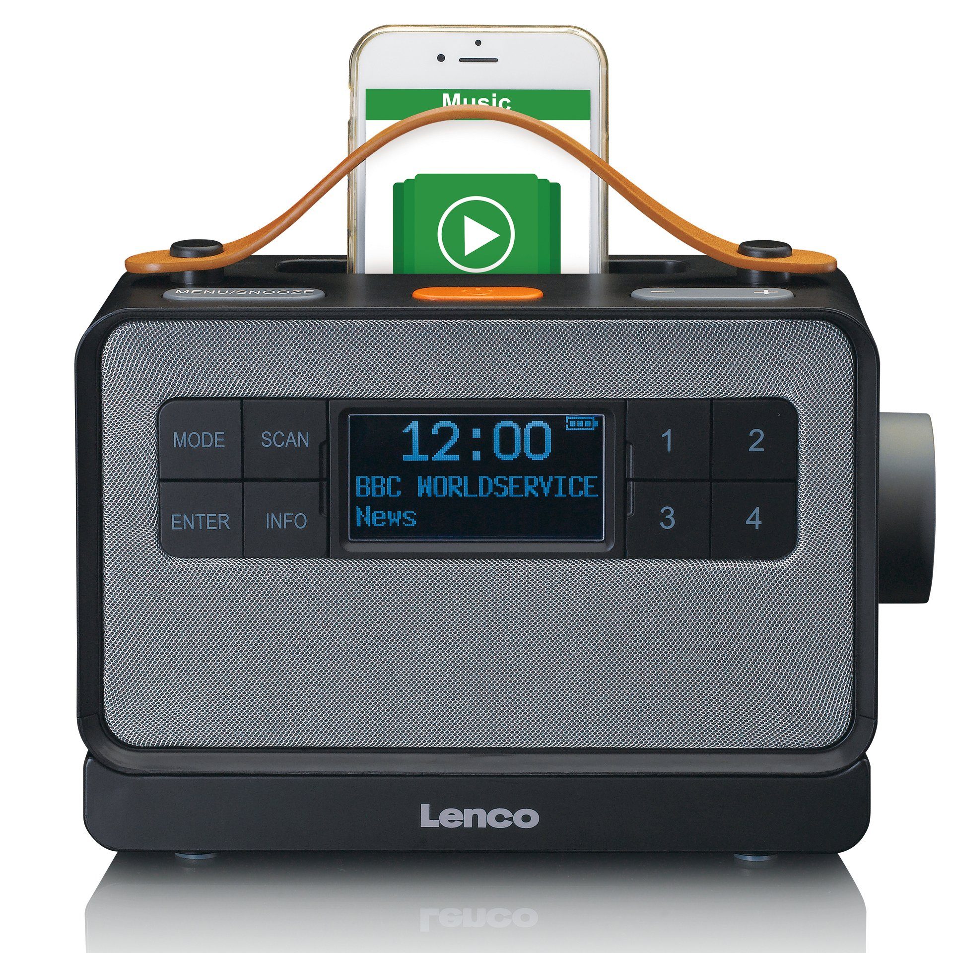 Lenco PDR-065 Digitalradio (DAB) schwarz