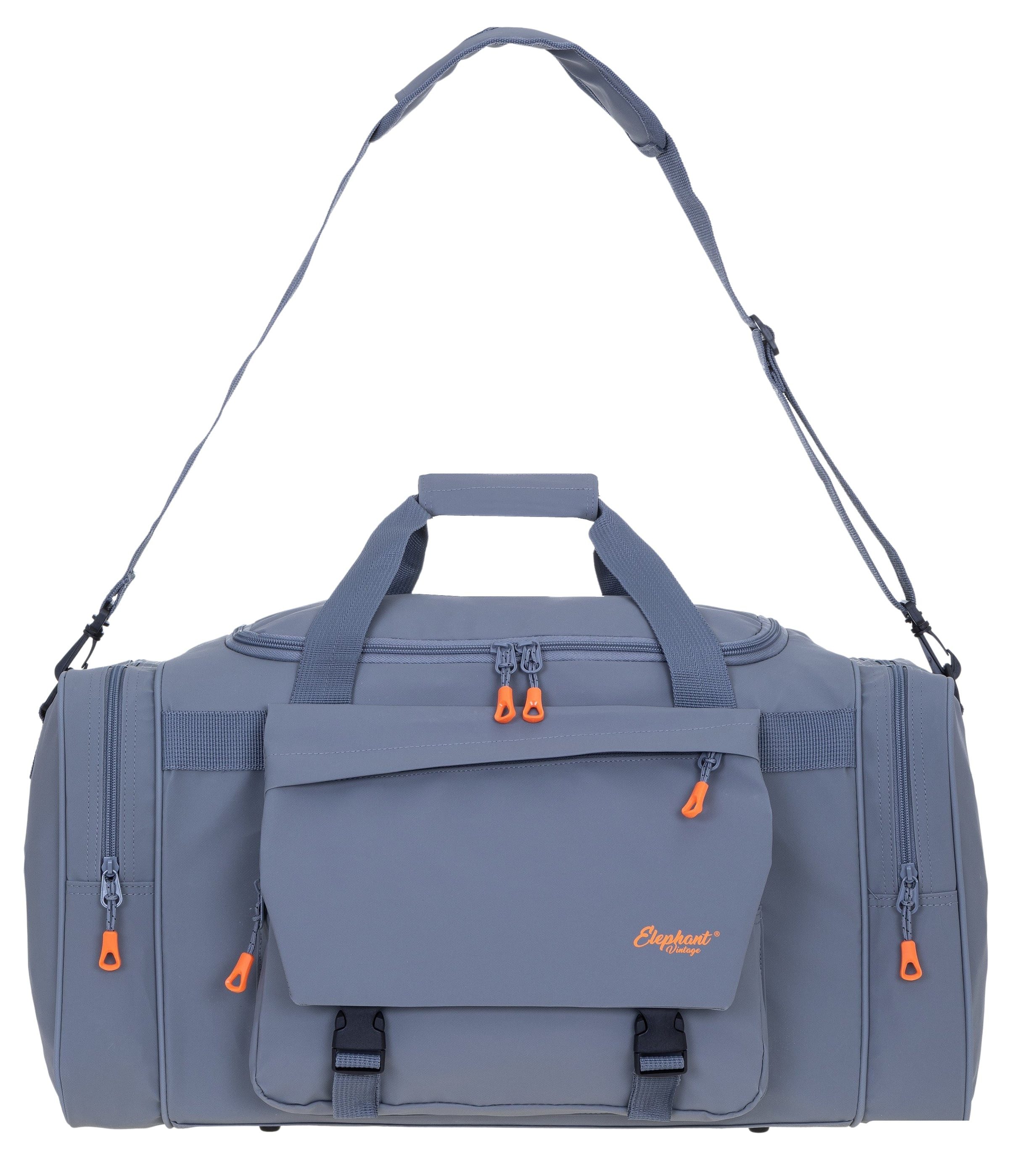 ELEPHANT Sporttasche Reisetasche Saunatasche Damen Herren aus Plane Tour 55 cm, 40 L Large wasserabweisend Sauna Reise Sport Tasche + Flasche