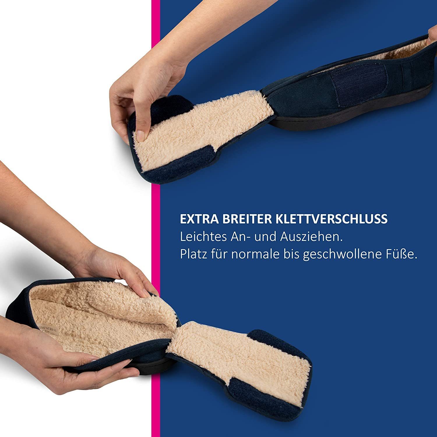 SHD Bequemschuh geschlossen erhältl. Größen 38 - 45 Hausschuh – Bild 3 von 5