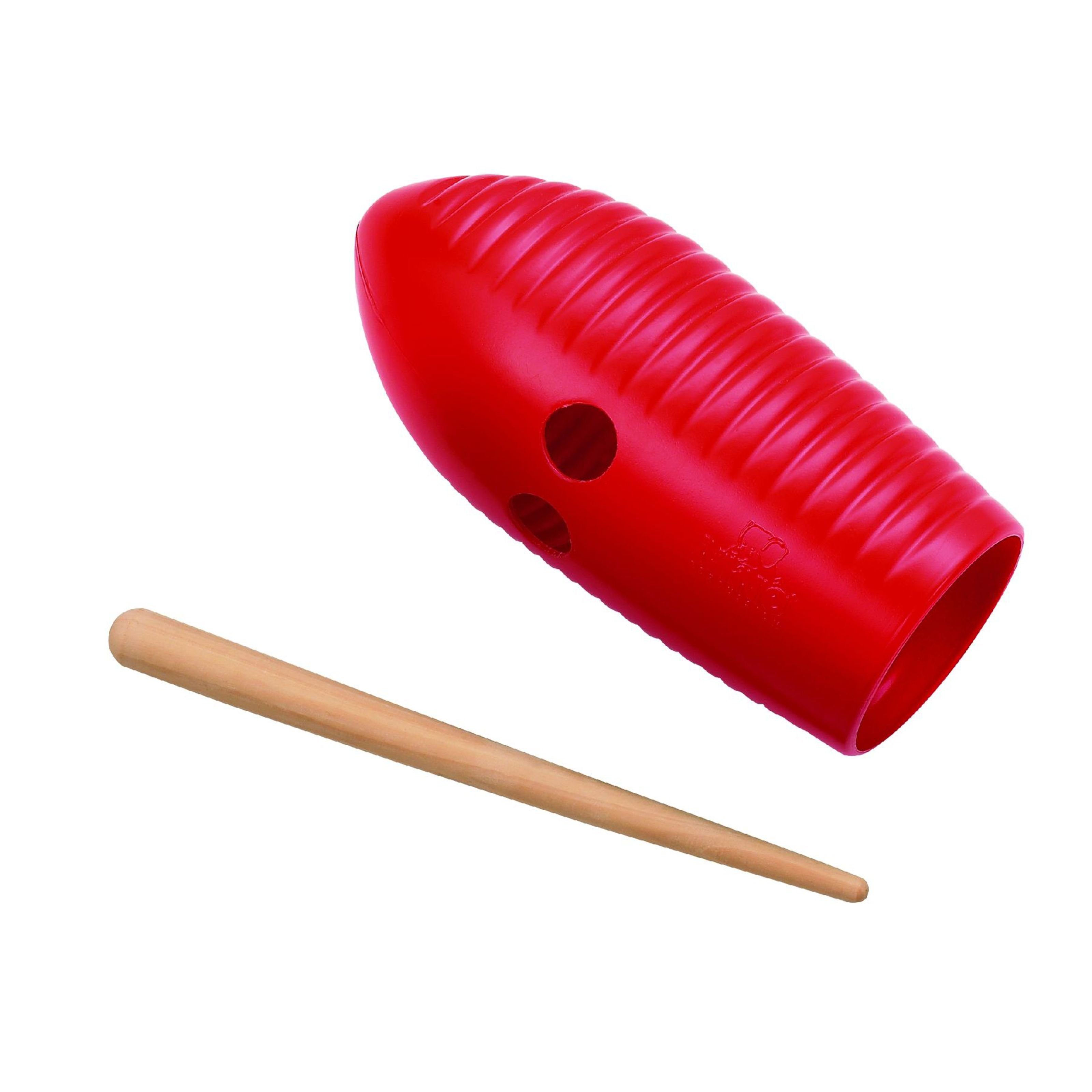 Meinl Percussion Guiro,Mini Guiro NINO581R Red, Percussion, Гирос, Mini Guiro NINO581R, Red - Guiro