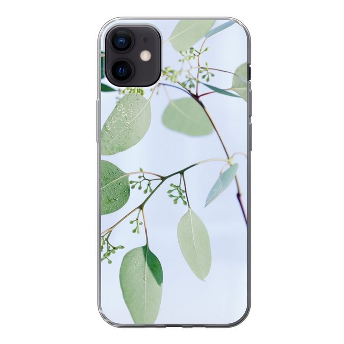 MuchoWow Handyhülle Eukalyptuszweige mit Blättern Handyhülle Apple iPhone 12 Mini Smartphone-Bumper Print Handy