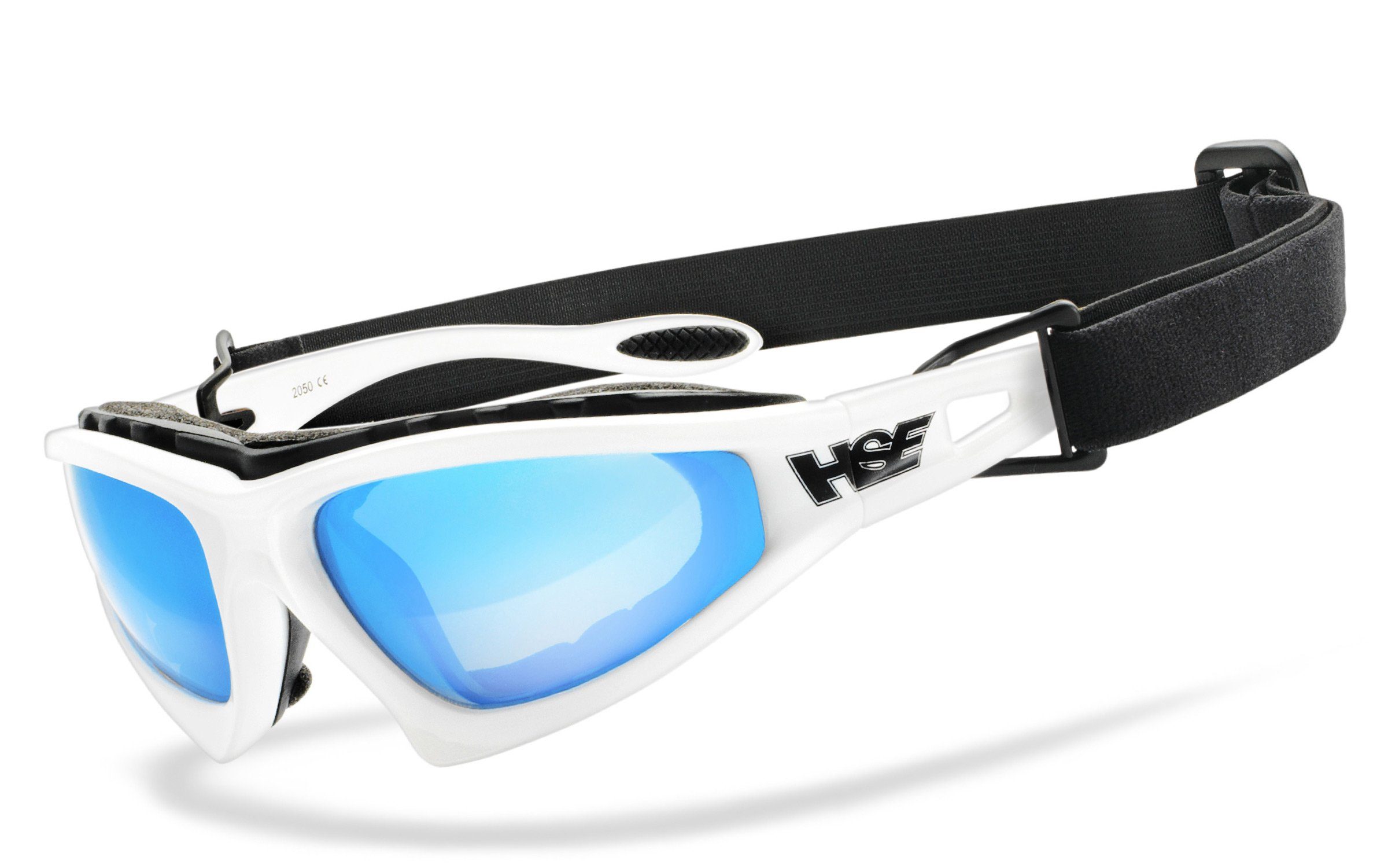 SportEyes Motorradbrille durch - FALCON-X, HSE Steinschlagbeständig Kunststoff-Sicherheitsglas