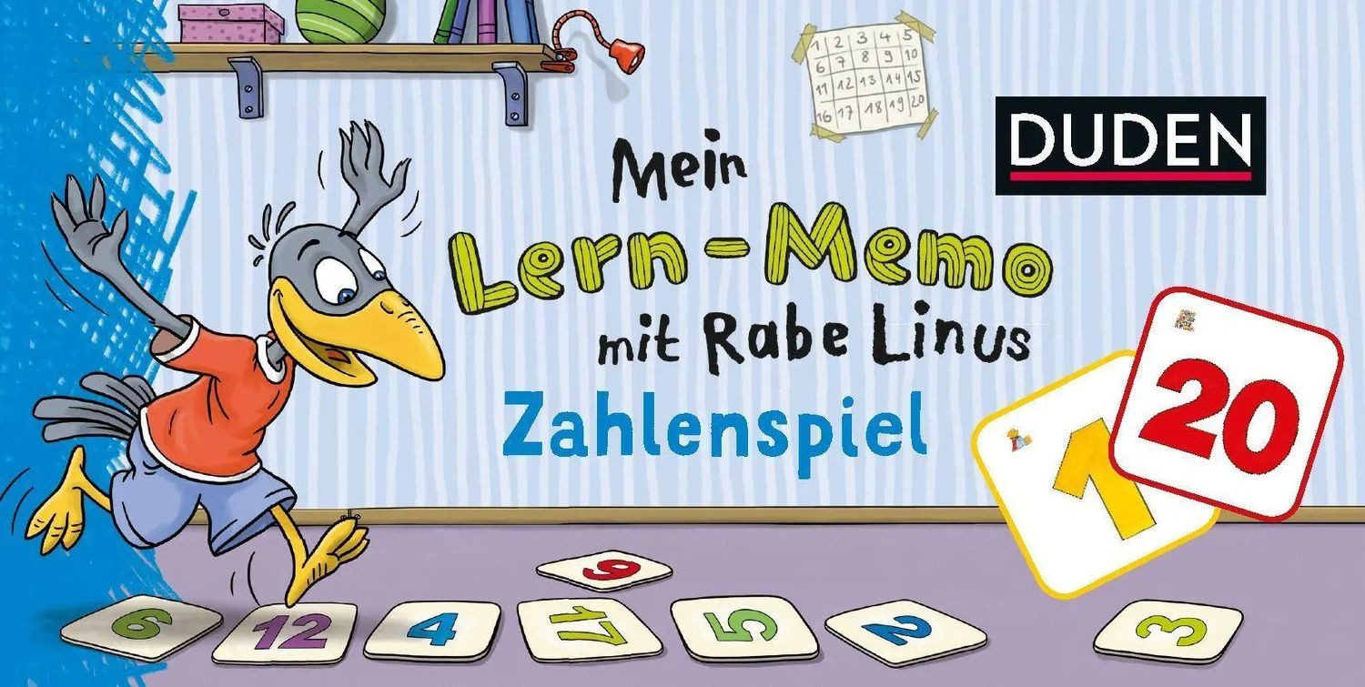 Duden Spiel Mein Lern-Memo mit Rabe Linus - Zahlenspiel VE 3