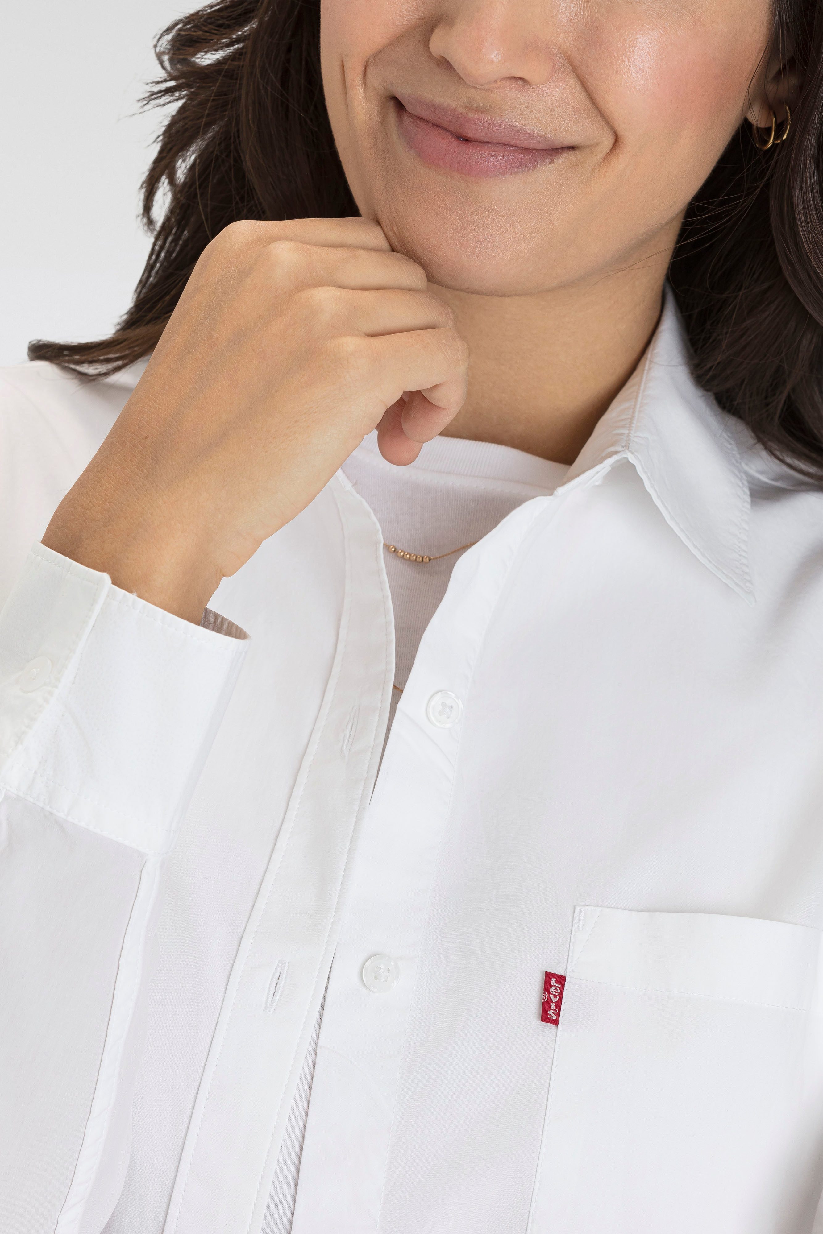 Levi's® Jeansbluse HARLIE BOYFRIEND SHIRT mit Brusttasche