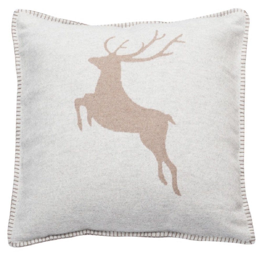 DAVID FUSSENEGGER Kissenhülle Sylt 'Hirsch' 50 x 50 cm günstig online kaufen