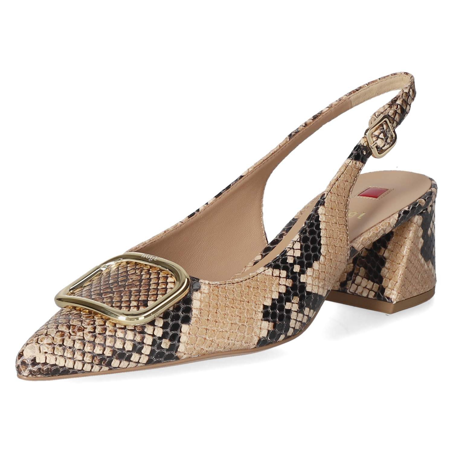 Högl Högl 11046272200 Damen Glattleder braun Slingpumps