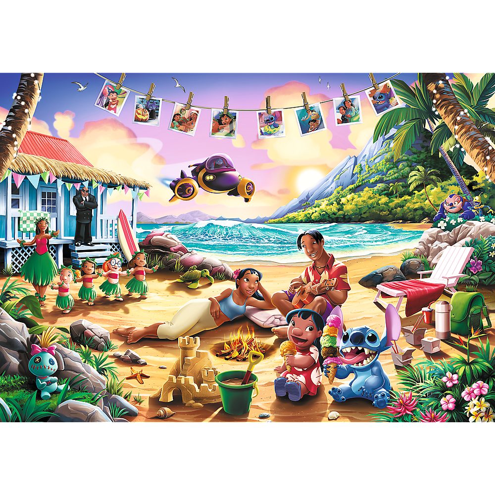 Trefl Puzzle Trefl, Disney Lilo & Stitch Strandparty,1000 Teile Premium Plu günstig online kaufen