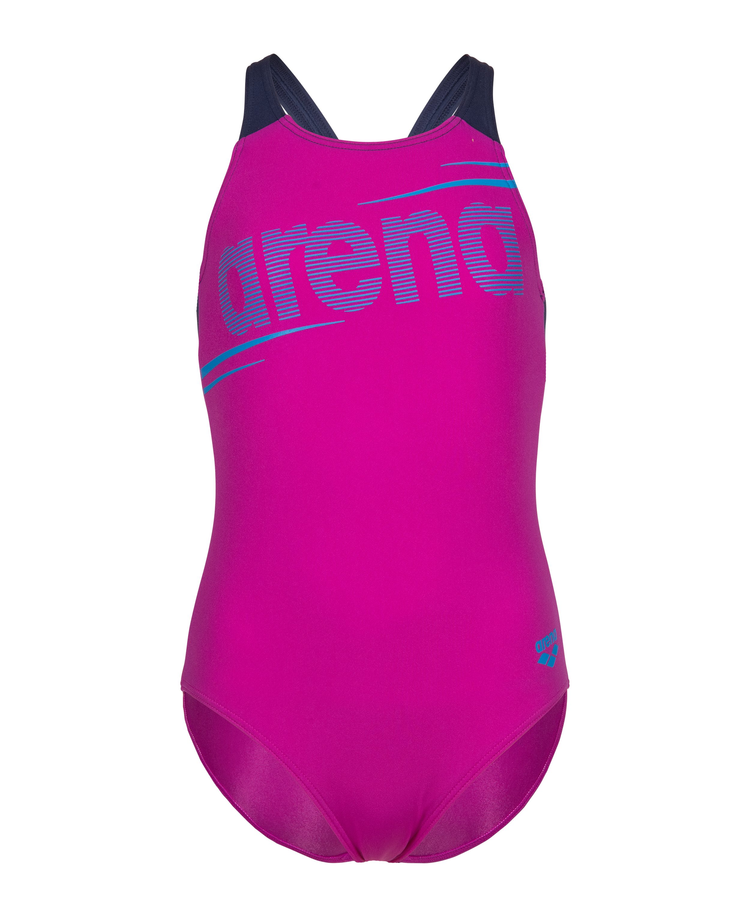 Arena Badeanzug G ARENA BOLD SWIMSUIT V BACK hohe Chlorbeständigkeit, schnelltrocknendes Material, UV-Schutz UPF50+