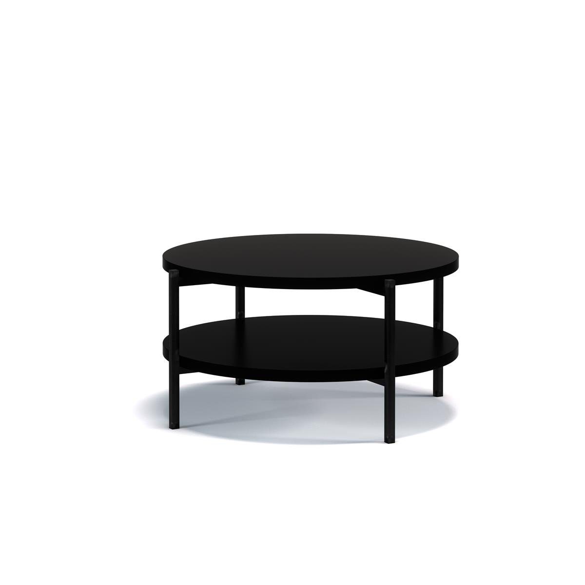 (Tisch für Couchtisch aus Sigma zwei runder Schwarz Metallgestell), Spanplatte, Wohnzimmer, Tischplatten, mit B Kaffeetisch Beautysofa mit