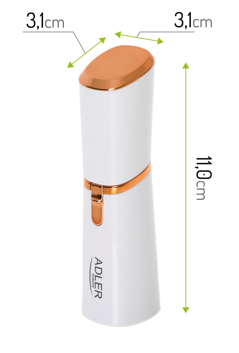 Adler Bikinitrimmer Adler AD 2939 Lady Gesichtshaar-Trimmer Damenrasierer – Bild 3 von 3