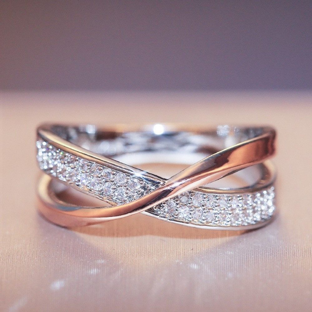 THE FASHION HOUSE Fingerring Eleganter Damenring günstig online kaufen