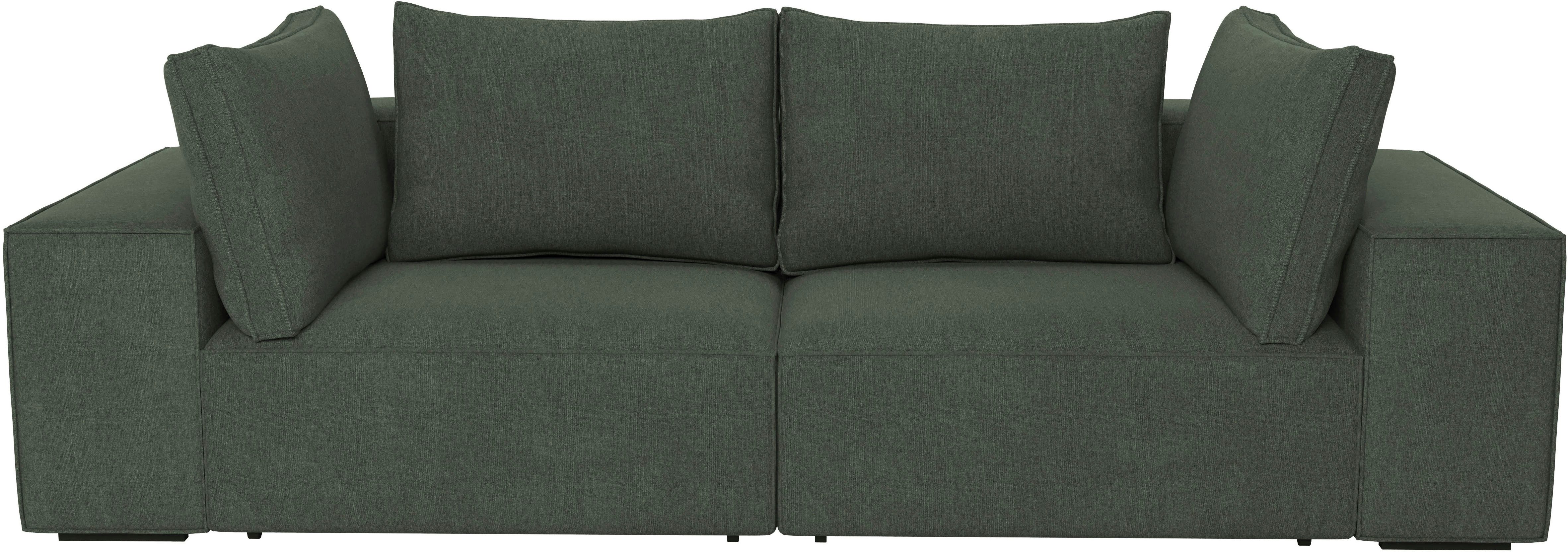 Trends by HG Big-Sofa CONOR, 2 Teile, Schlaffunktion + Bettkasten