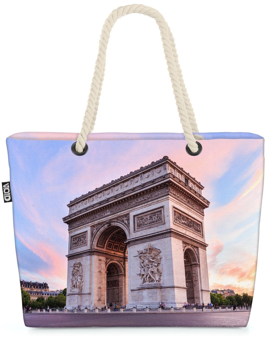 VOID Strandtasche (1-tlg), Champs-Elysees Paris Beach Bag Frankreich Stadt Hauptstadt Eiffelturm