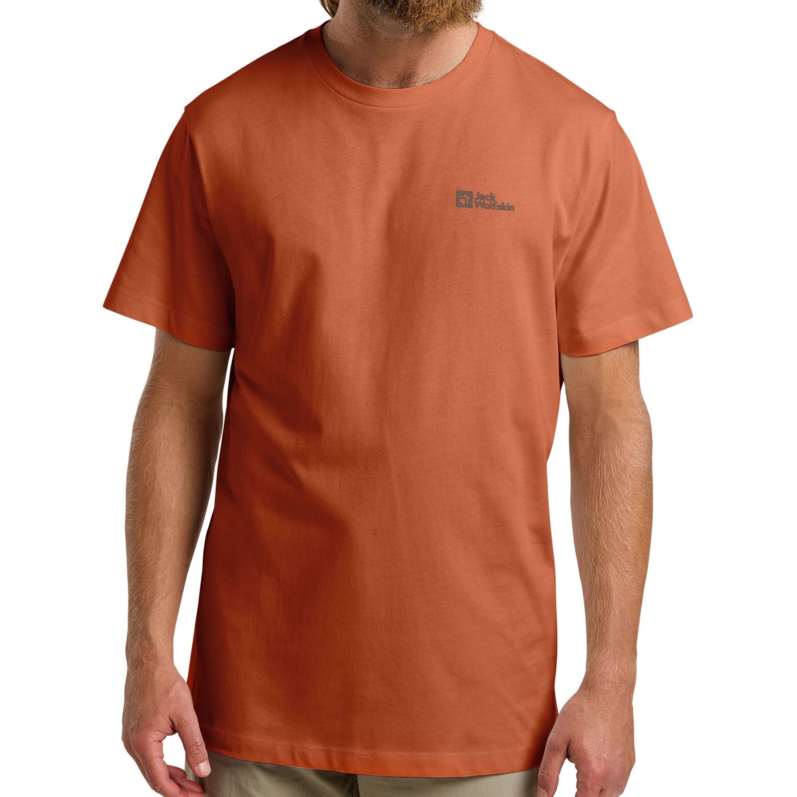 Jack Wolfskin T-Shirt Essential T M mit Markenlogo auf der Vorderseite günstig online kaufen