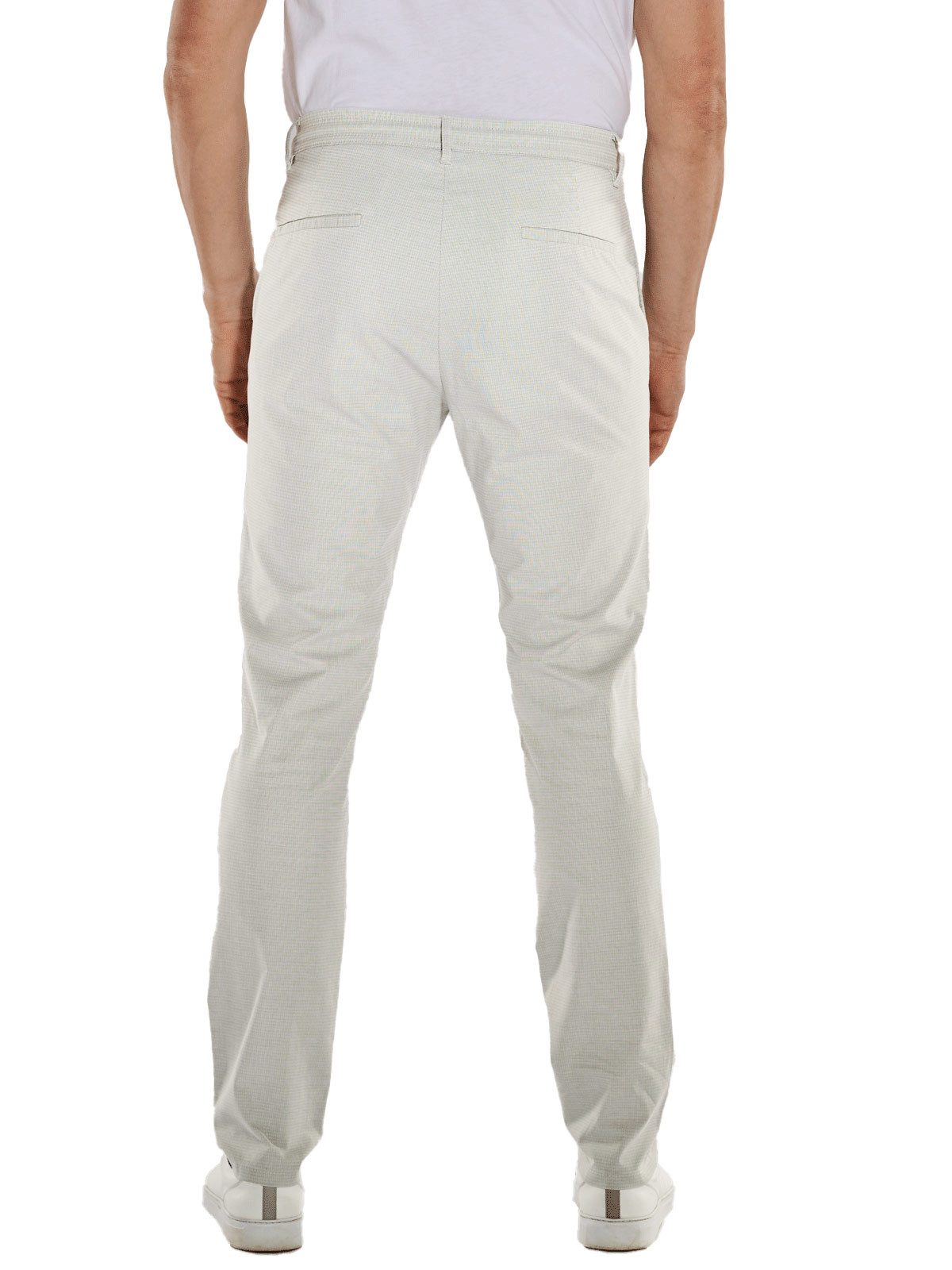 ENGBERS GERMANY Chinohose Herren Chino aus Hightech-Warenmaterial, Hellgrau
