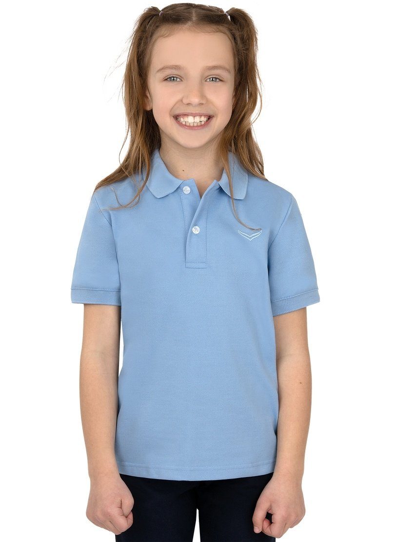 Piqué-Qualität horizont in TRIGEMA Trigema Poloshirt Poloshirt