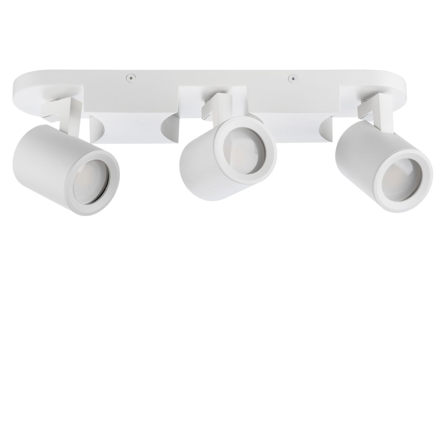 LEDANDO LED Deckenspots 3er Deckenstrahler Nirual - weiß - für LED GU10 Leuchtmittel - Spots -