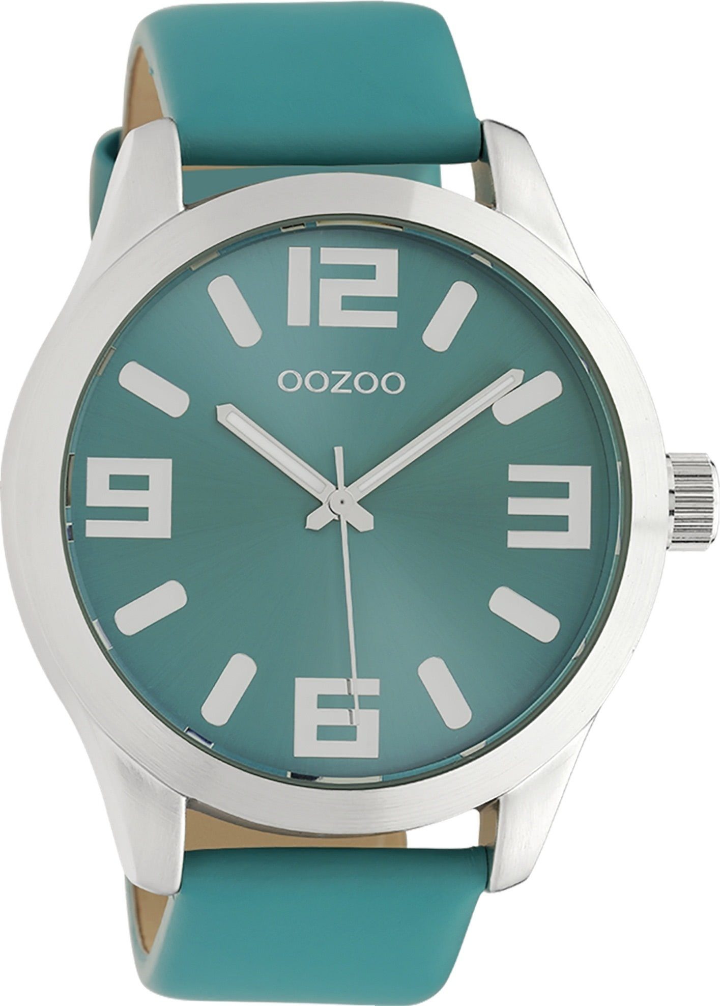 Quarzuhr Oozoo Damen Armbanduhr türkis Analog