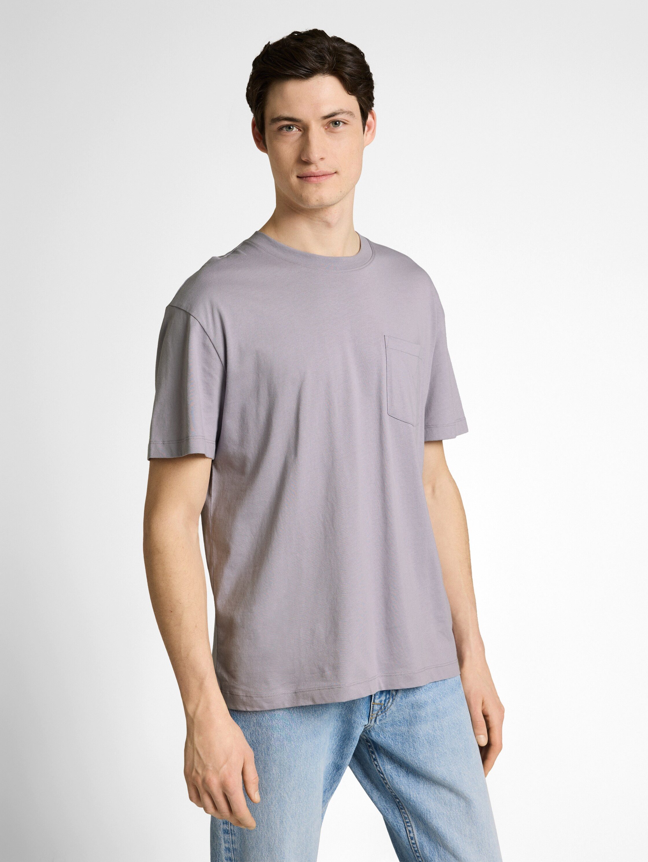 TOM TAILOR Denim T-Shirt mit Brust Tasche