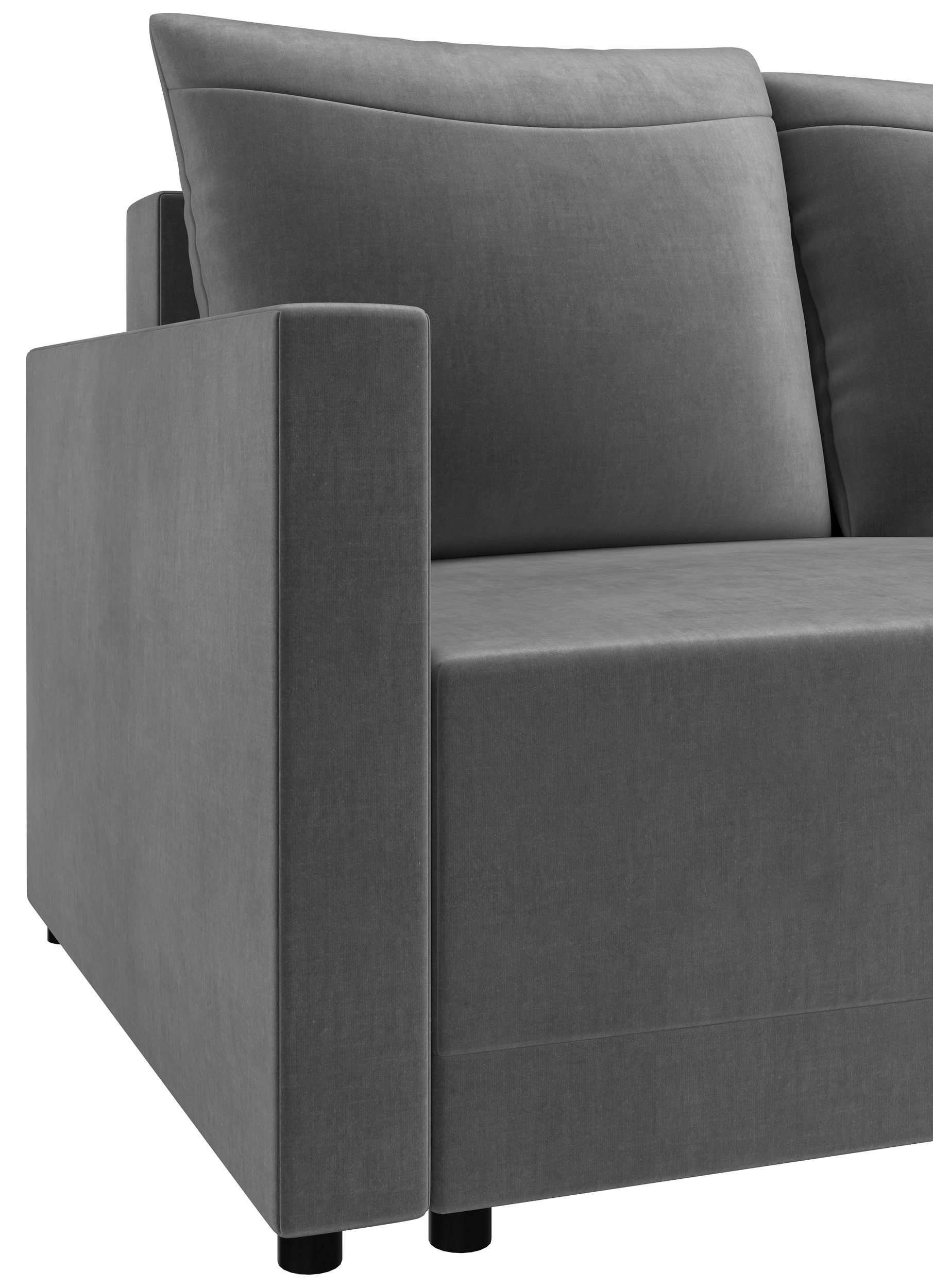 Stylefy Ecksofa Stylefy Tanita Ecksofa, Bettfunktion, Bettkasten, rechts bestellbar Eckcouch, mane mit L-Form, links oder